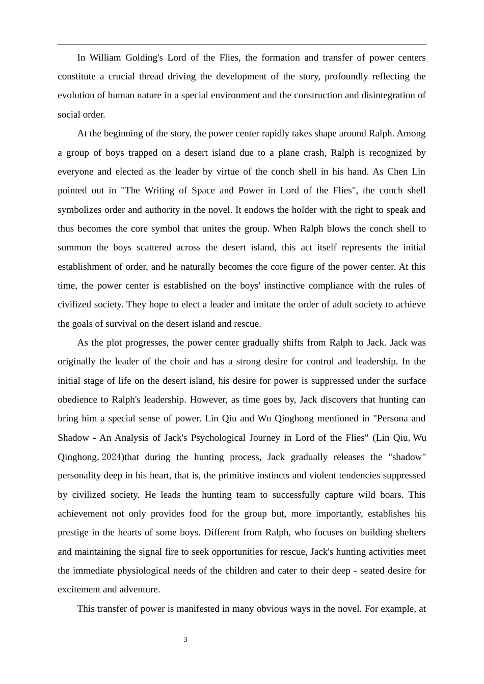 25年WP英语-《蝇王》中的权利关系与社会结构研究0-13100.docx_第8页