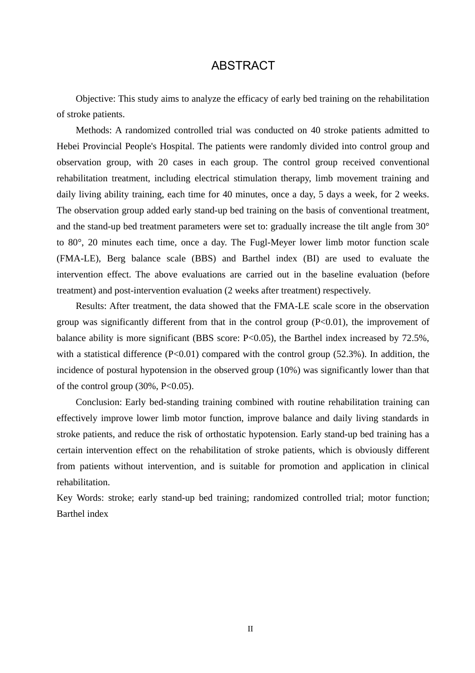 25年WP康复治疗学-早期起立床训练对脑卒中患者康复的疗效分析-查重21.28AI0-10204.docx_第2页