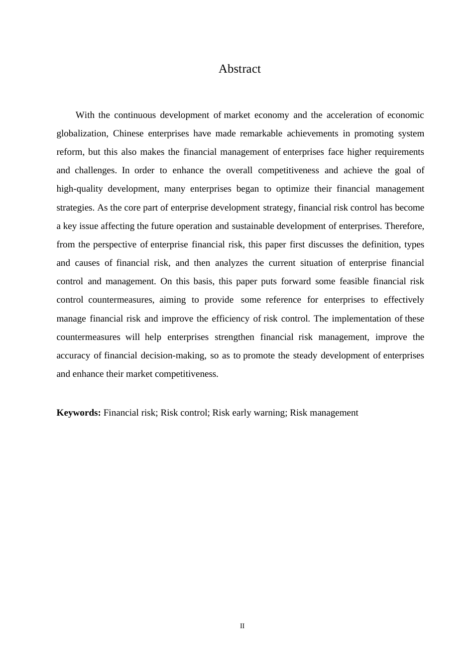 25年WP企业财务风险控制现状及优化对策探讨0-约10755字符.docx_第2页