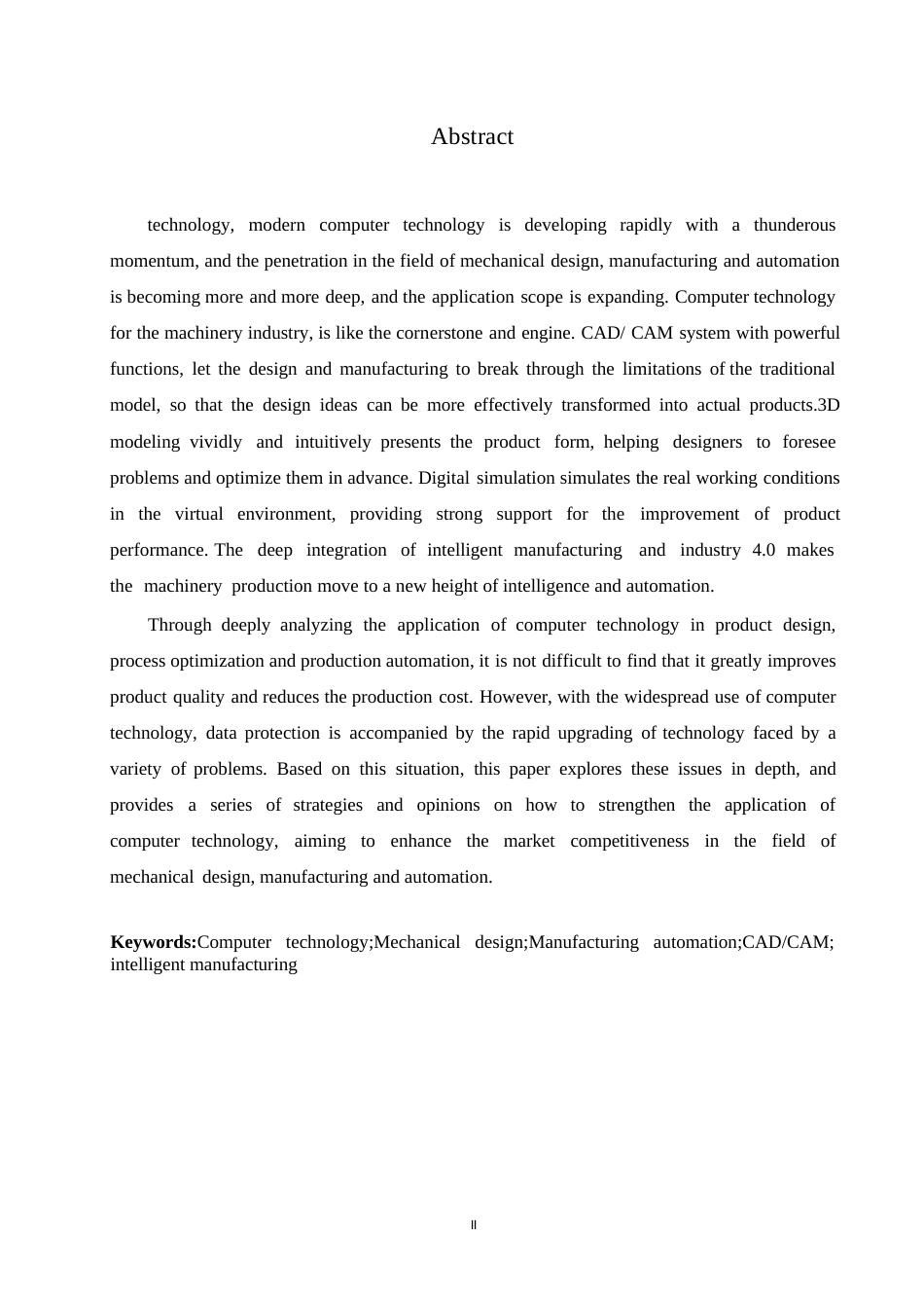 25年WP计算机技术在机械设计制造及其自动化中的应用0-约11307字符.docx_第2页