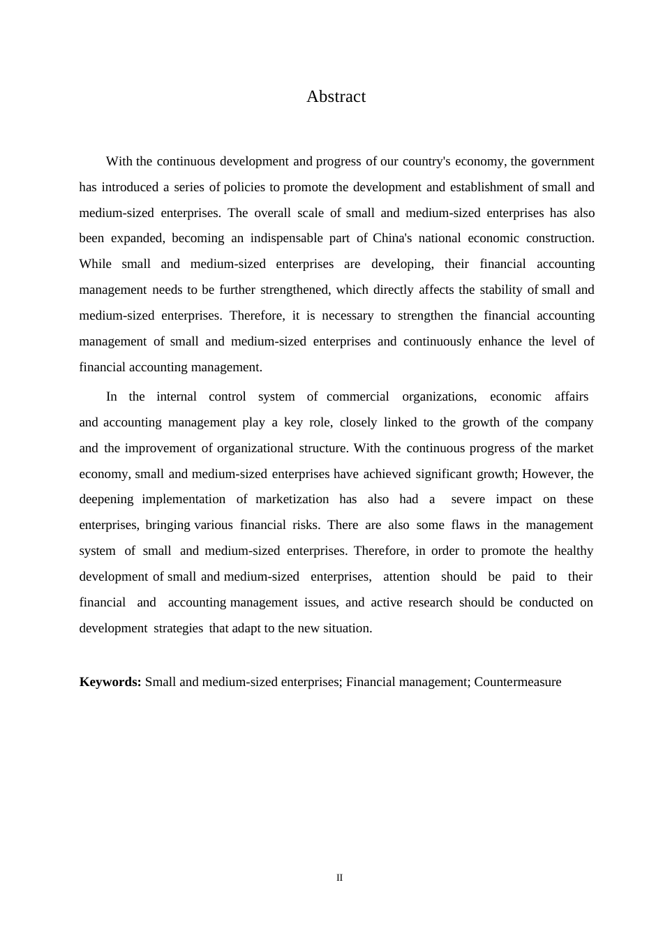 25年WP我国中小企业财务管理存在的问题及改进策略0-约11606字符.docx_第2页