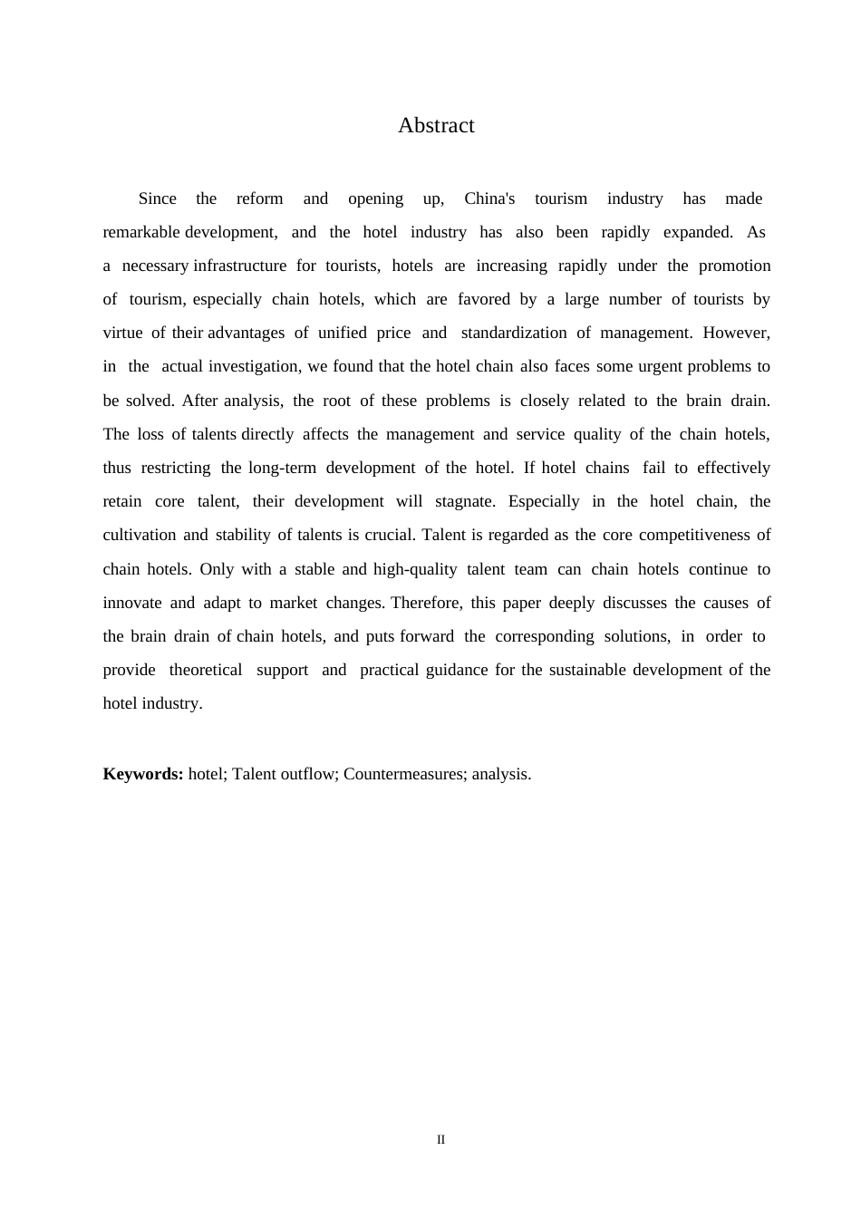 25年WP造成连锁酒店人才流失的原因及应对策略0-约10360字符.docx_第2页