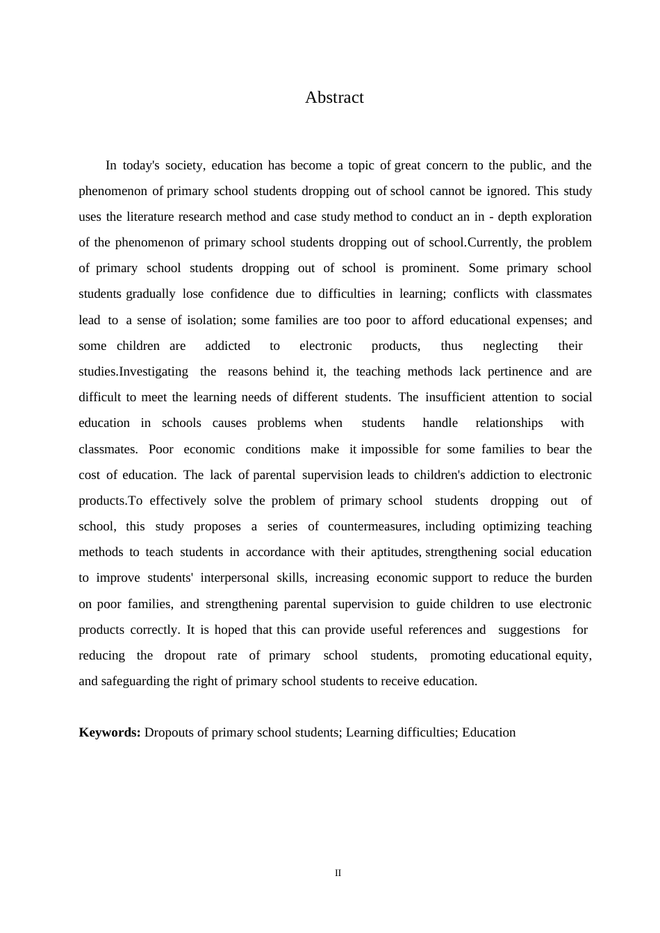 25年WP小学生辍学原因分析及对策研究 楚天晓0-11736.docx_第2页