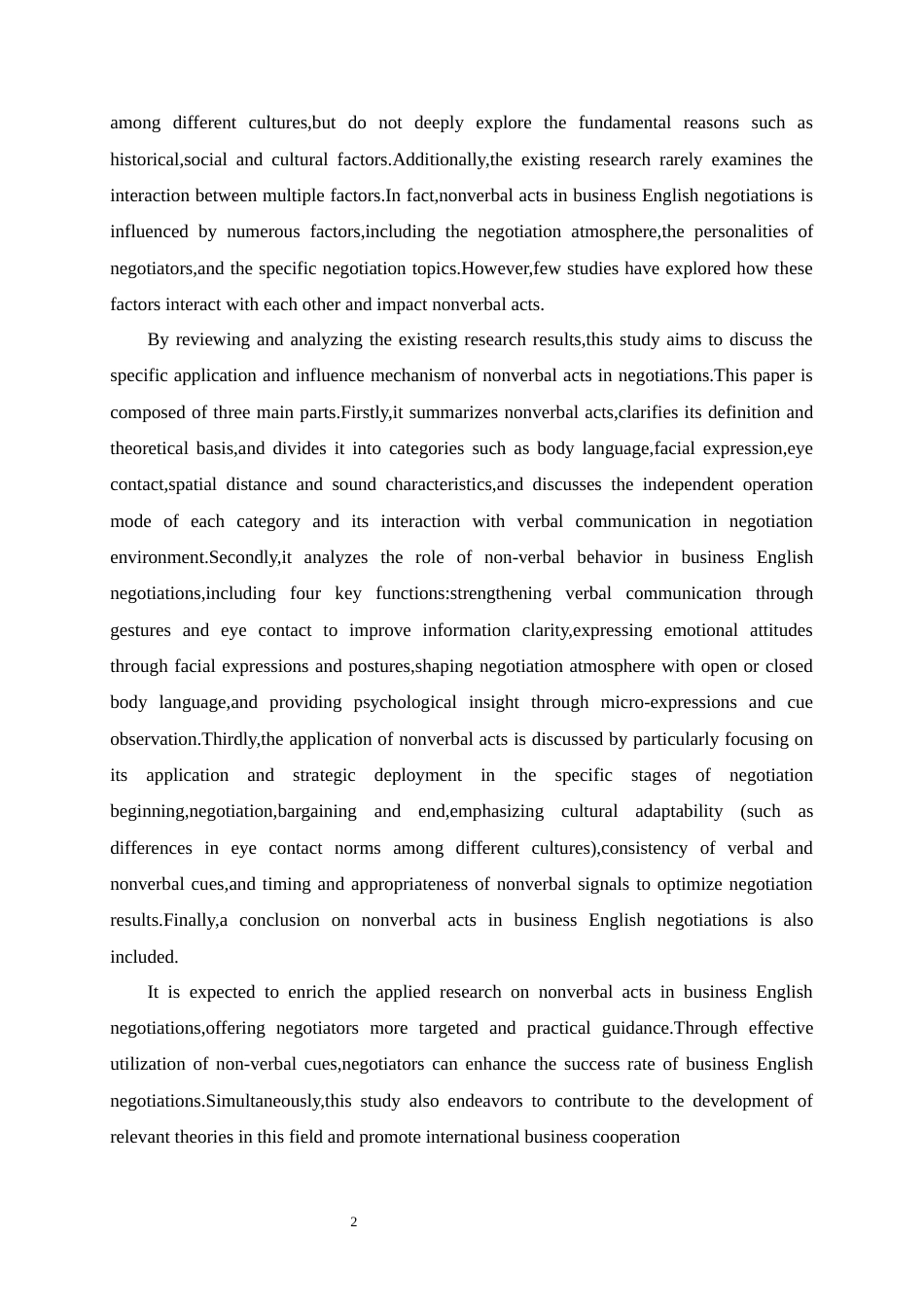 25年WP商务英语-商务英语谈判中非言语行为研究2.940-7809.docx_第6页