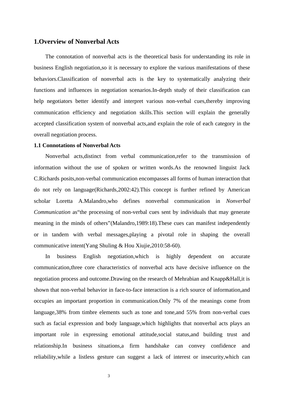 25年WP商务英语-商务英语谈判中非言语行为研究2.940-7809.docx_第7页