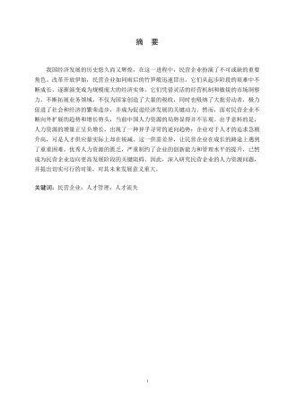 25年WP民营企业人才流失问题及改善对策探讨0-约10713字符.docx
