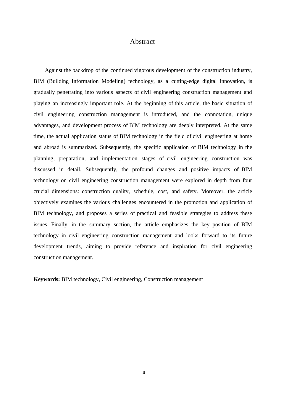 25年WPBIM技术在土木工程施工管理中的应用与影响研究0-约11404字符.docx_第2页