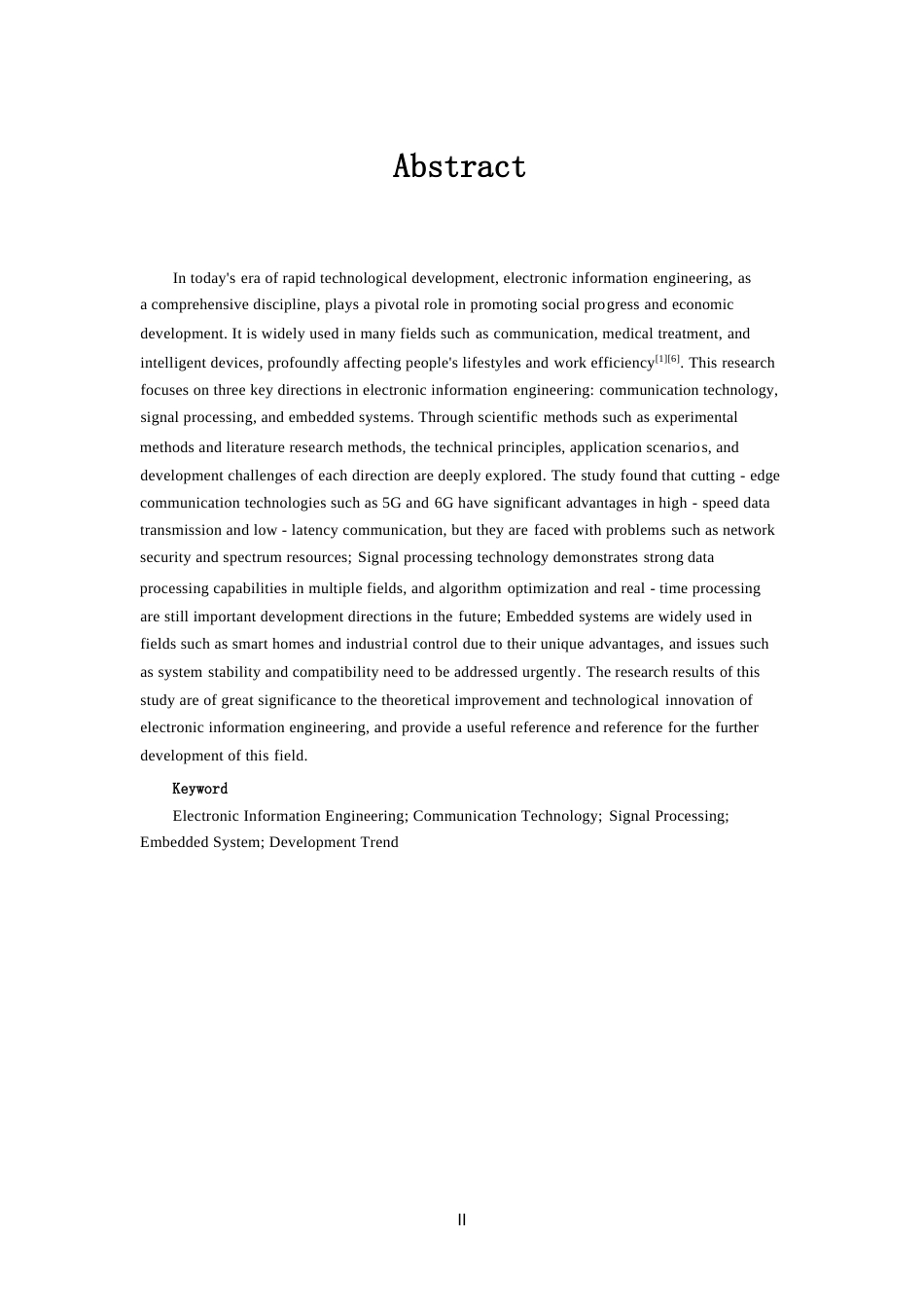 25年WP电子信息工程专业本科关键词：电子信息工程；通信技术；信号处理；嵌入式系统；发展趋势-约9745字符.docx_第3页