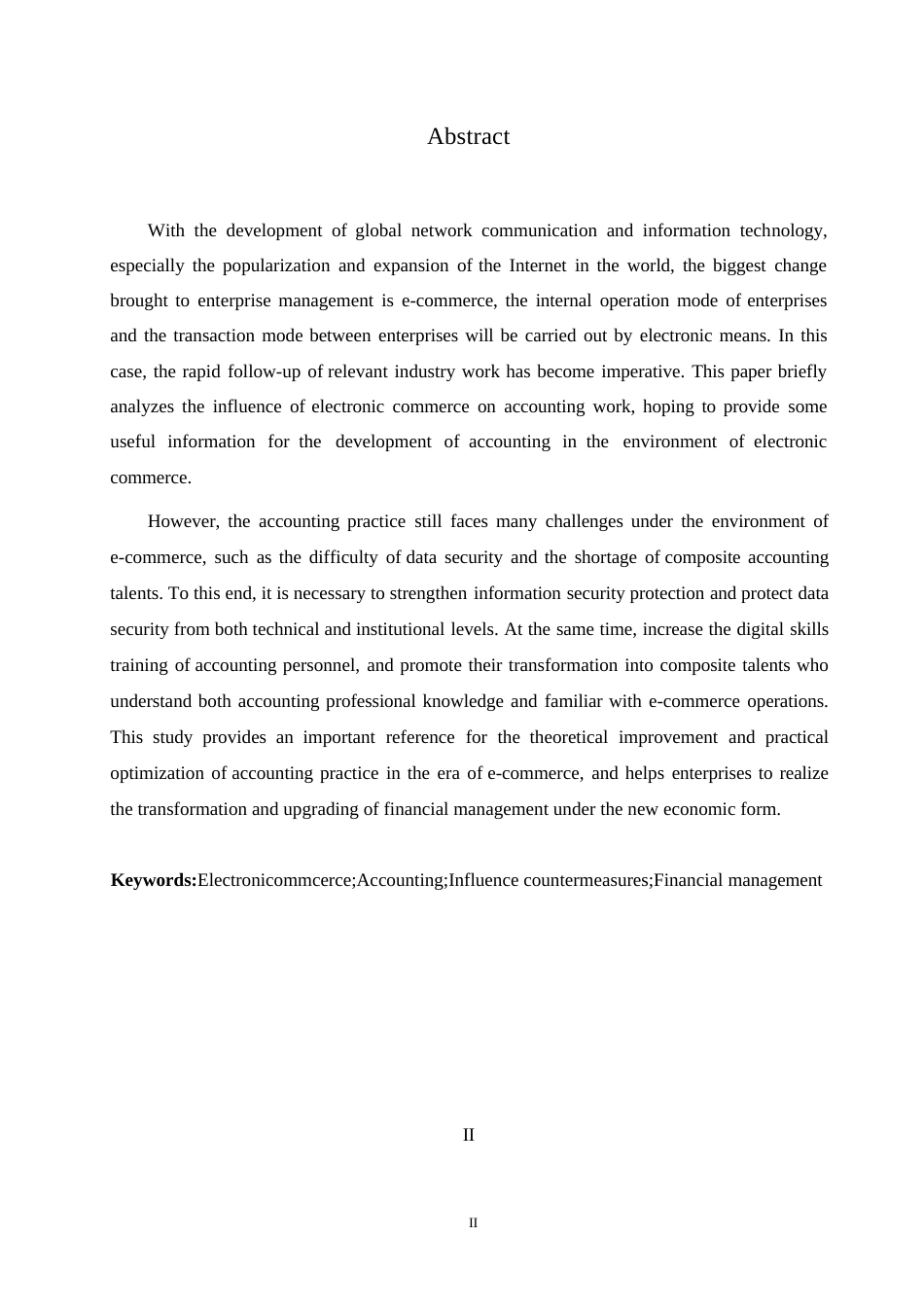 25年WP关键词：电子商务；会计；影响对策；财务管理-约11419字符.docx_第2页