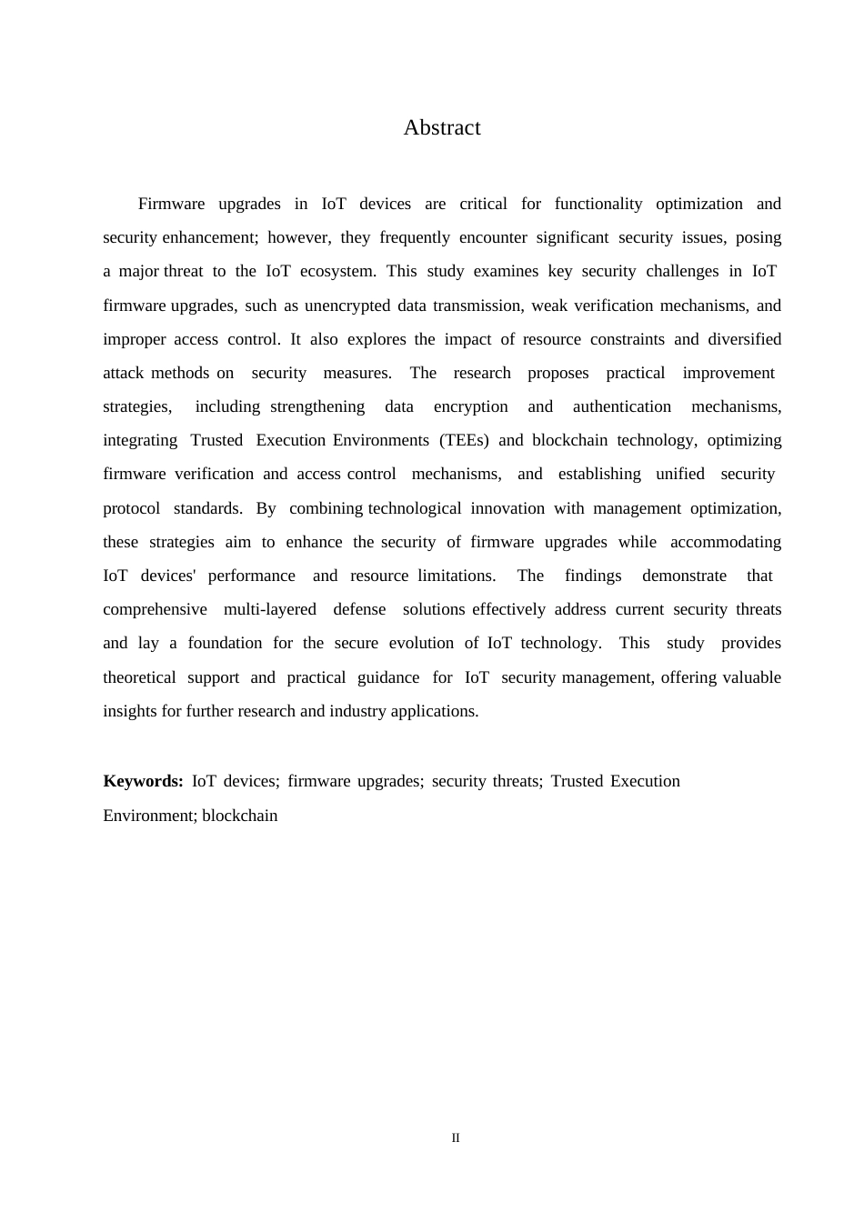 25年WP哈尔滨剑桥学院-计算机科学与技术-物联网设备固件升级安全问题的现状与建议0-约11580字符.docx_第1页
