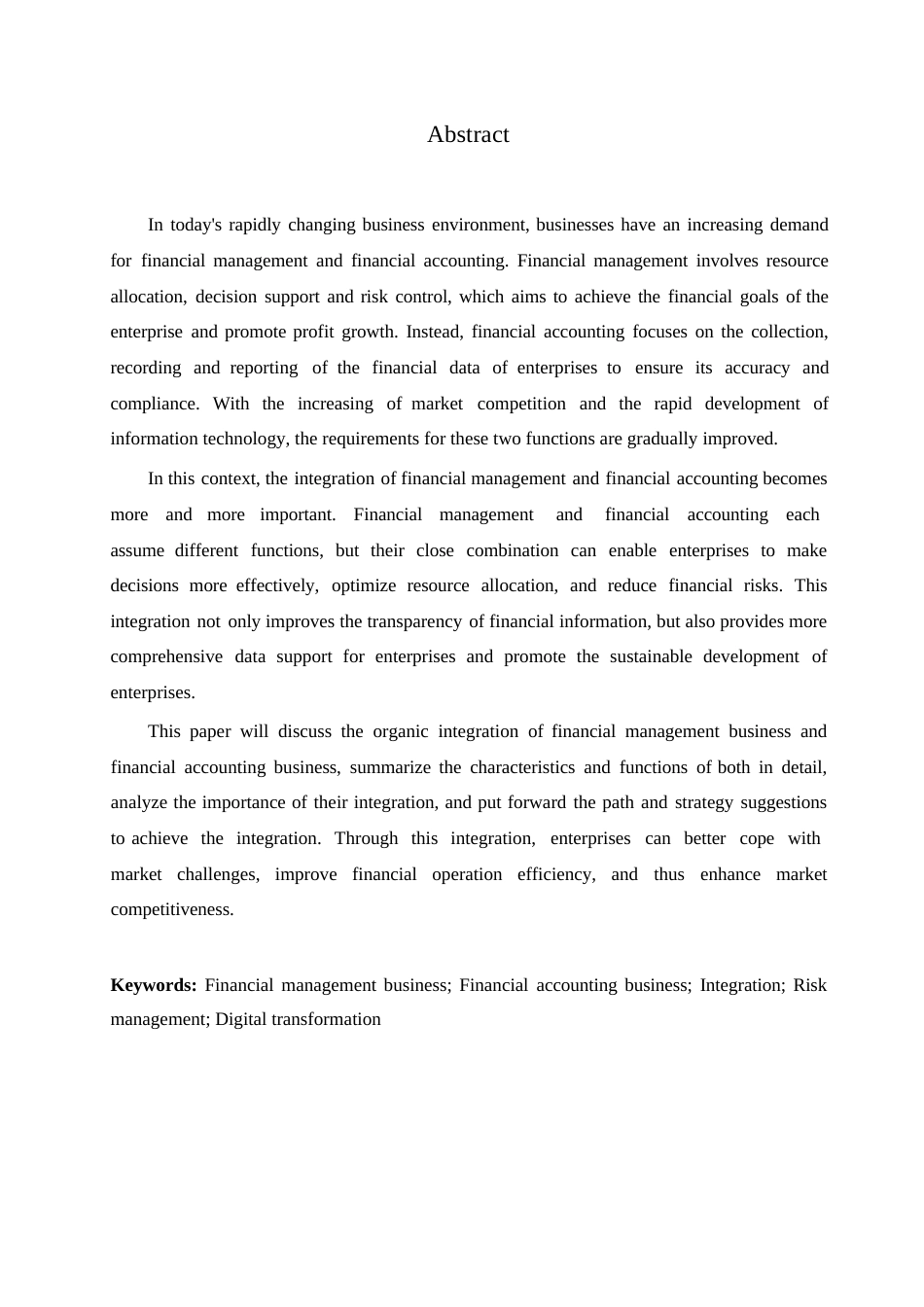 25年WP浅析企业财务管理业务与财务核算业务的融合0-约11557字符.docx_第2页