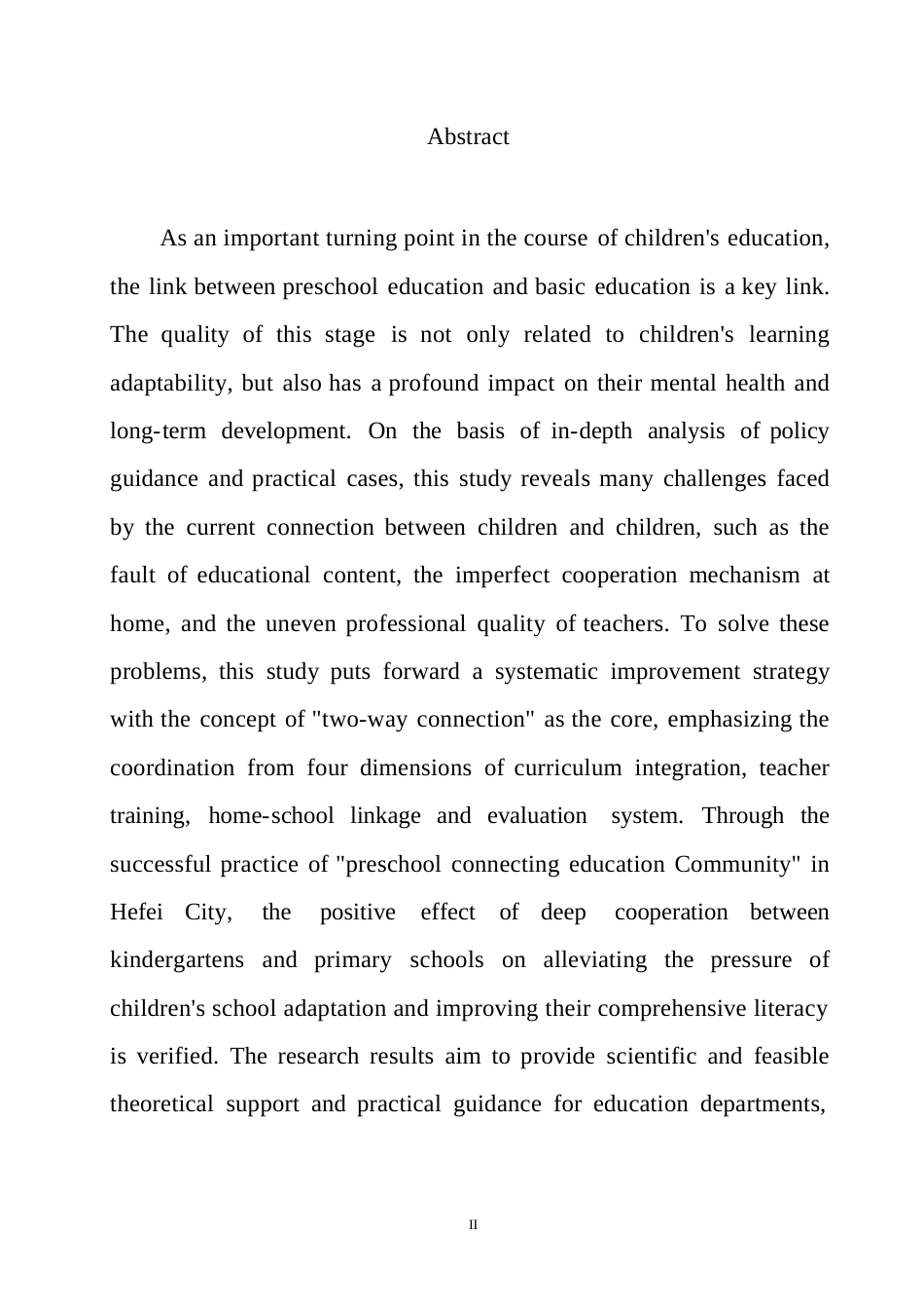 25年WP幼儿园的幼小衔接实践及其成关键词：双向衔接；迈向科学化-约8249字符.docx_第2页