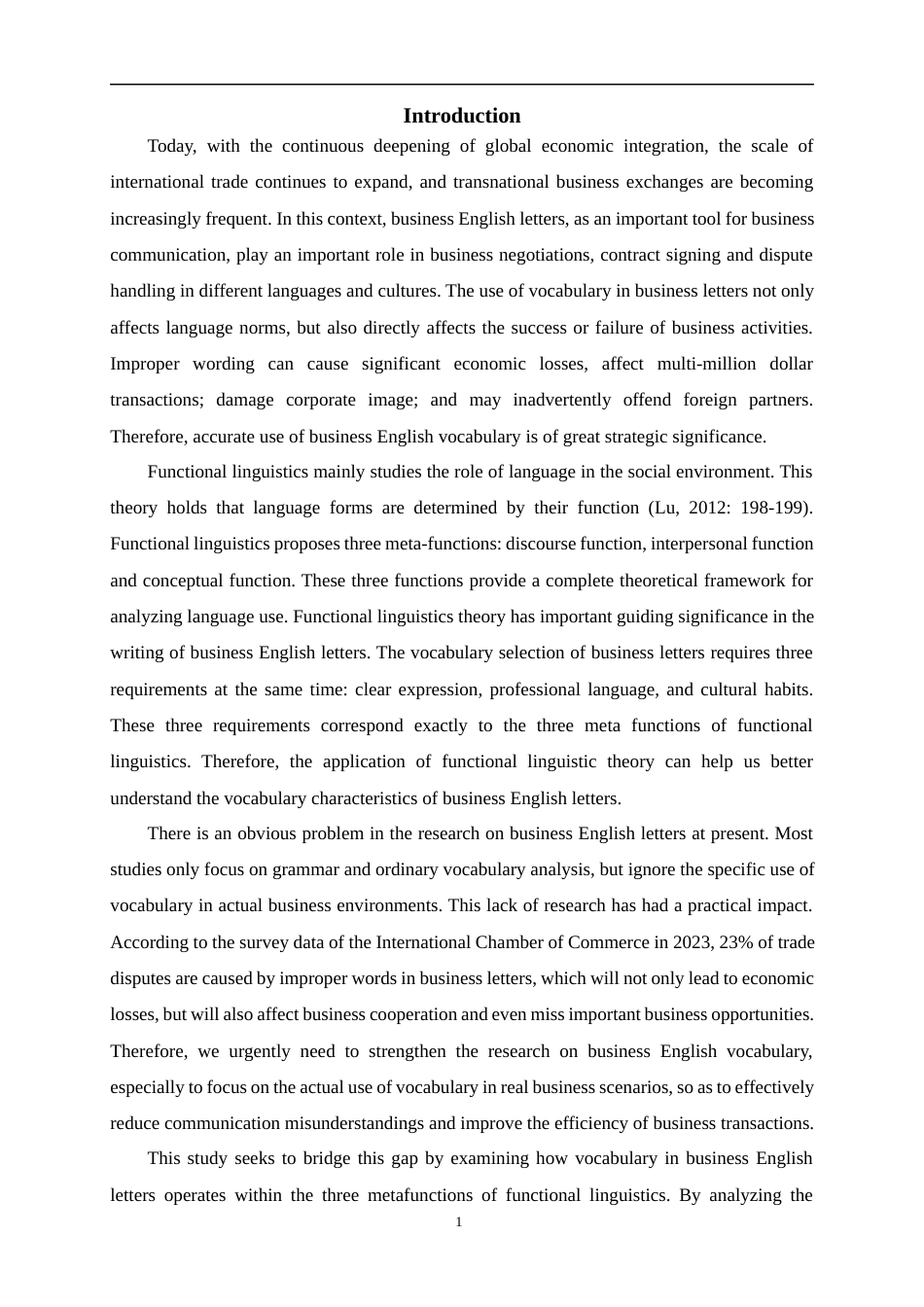 25年WP商务英语-功能语言学理论指导下的商务英语信函词汇特点分析0-7861.docx_第6页