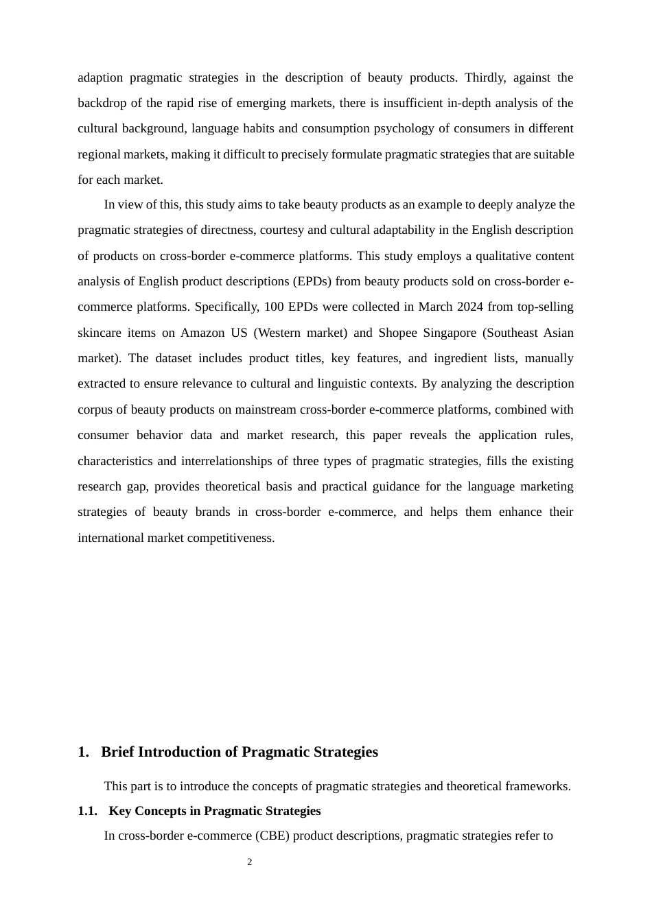 25年WP商务英语-跨境电商平台中产品英文描述的语用策略研究—以美妆产品为例0.430-4397.docx_第6页