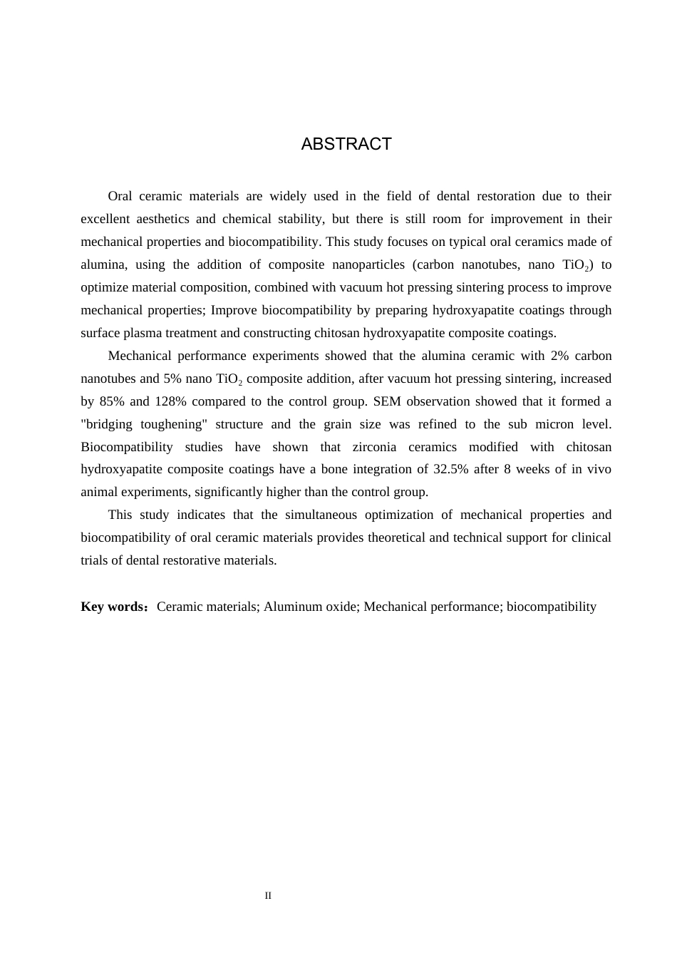 25年WP口腔医学技术-口腔陶瓷材料的机械性能与生物相容性的改进-查重22.59AI2.660-7782.docx_第2页