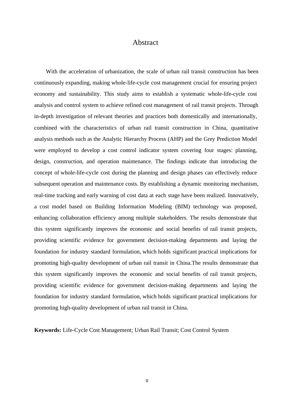 25年WP工程造价-哈尔滨剑桥学院-城市轨道交通全寿命周期造价分析及控制研究0-约12414字符.docx_第2页