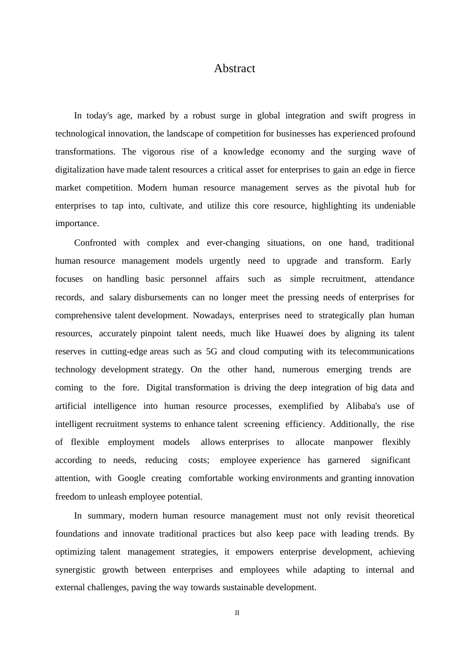 25年WP关键词：现代人力资源管理；发展趋势；企业人才战略-约10961字符.docx_第2页