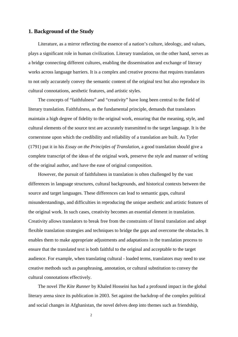 25年WP英语-文学翻译中的忠实与创造：以《追风筝的人》汉译本为例0-7712.docx_第5页