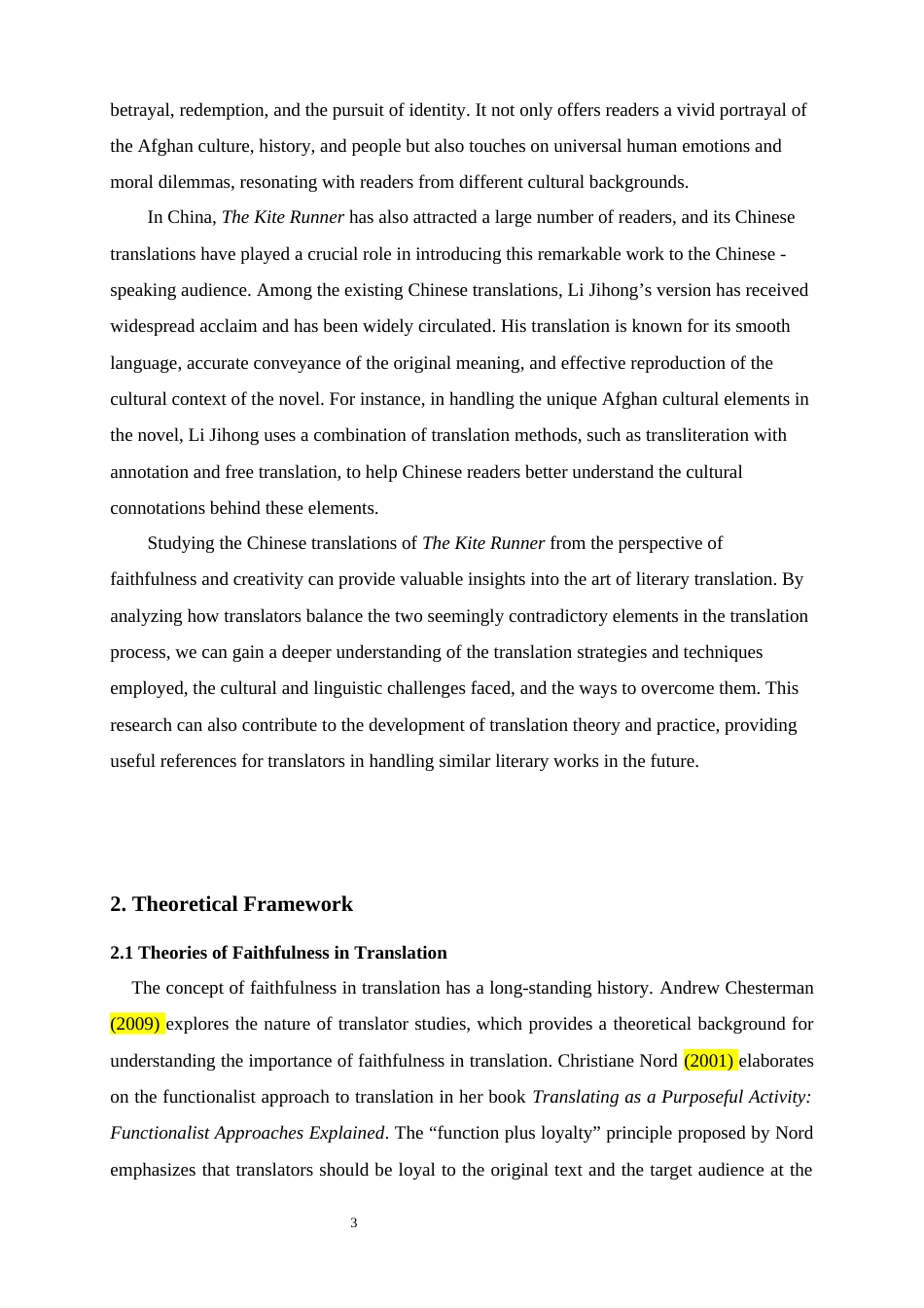 25年WP英语-文学翻译中的忠实与创造：以《追风筝的人》汉译本为例0-7712.docx_第6页