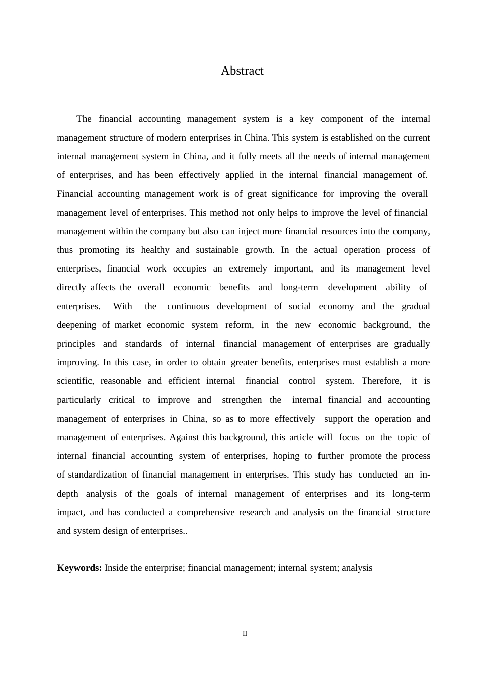25年WP企业内部制度0关键词：企业内部;财务管理;内部制度;分析-约8710字符.docx_第2页