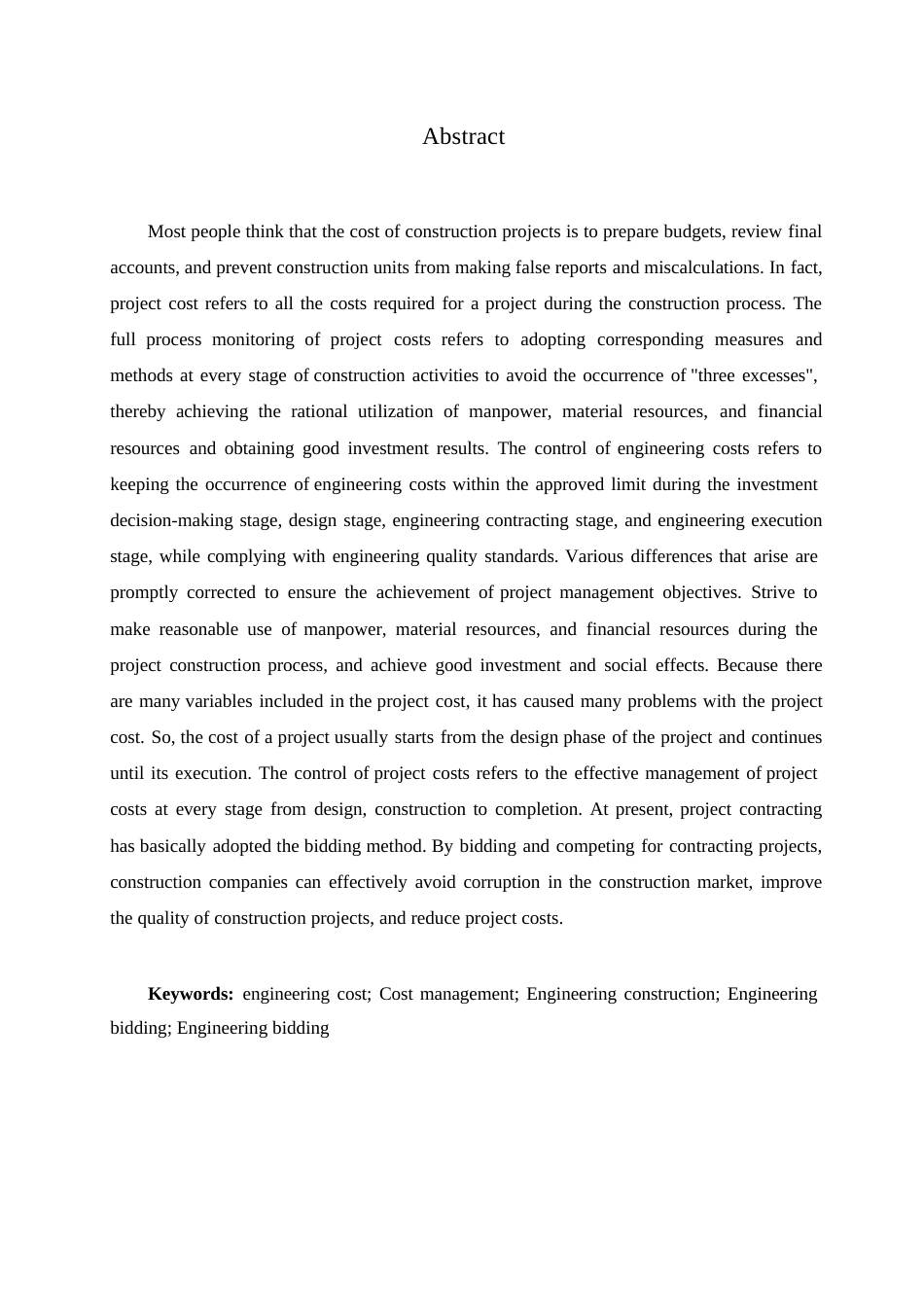 25年WPLR最终-说明书-工程造价0 x 关键词：工程造价；造价管理；工程施工；工程招标；工程投标-约12979字符.docx_第2页