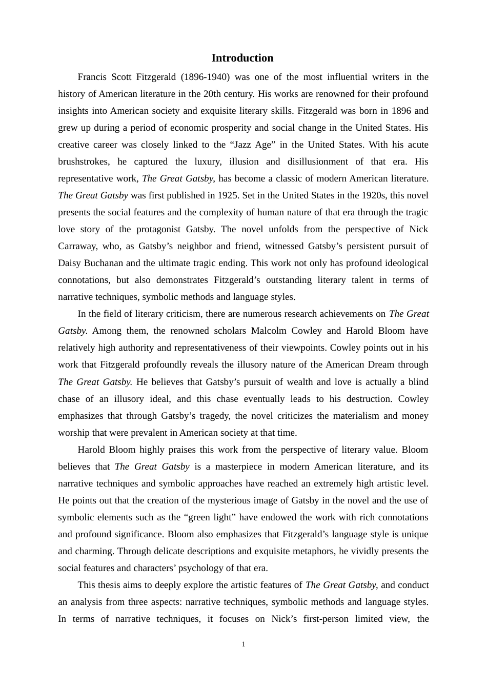 25年WP英语-论《了不起的盖茨比》的艺术特点9.40-7792.docx_第5页