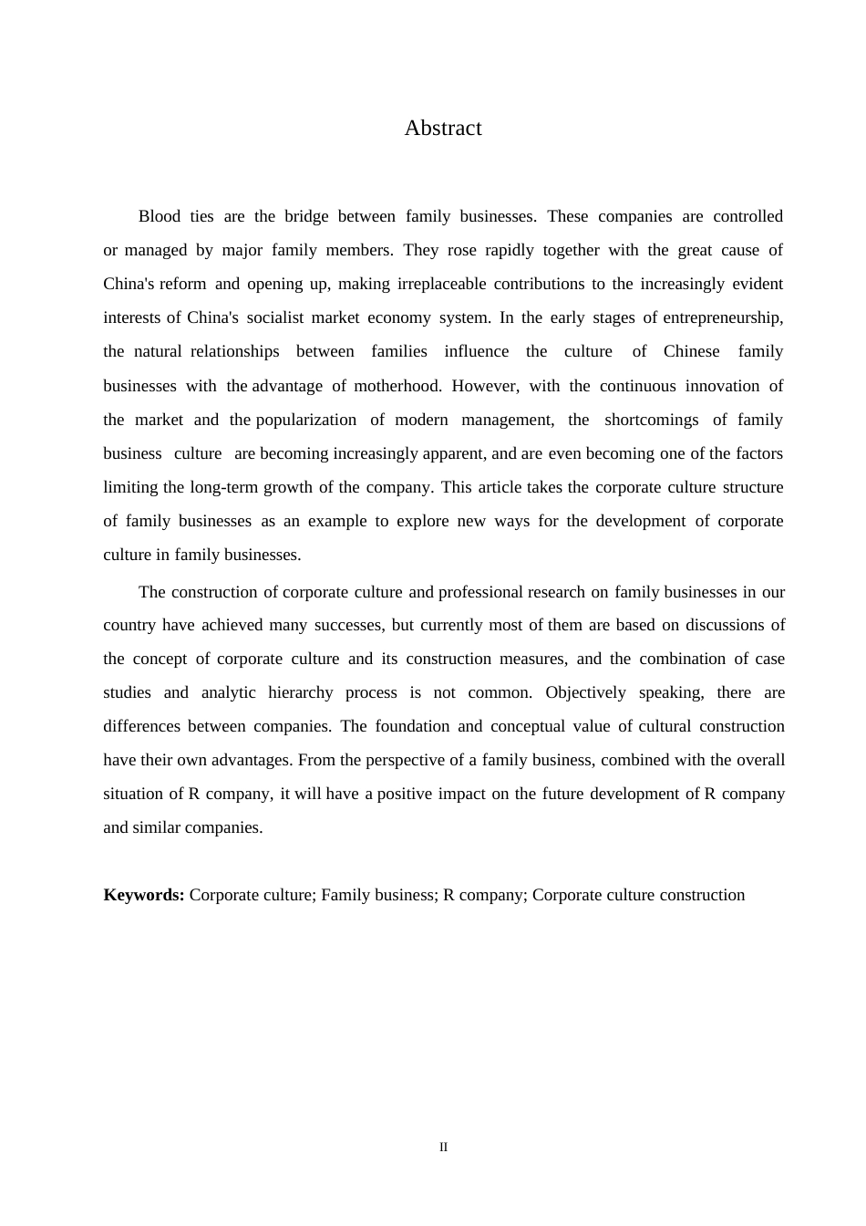 25年WP关键词：企业文化；家族企业；R公司；企业文化建设-约10063字符.docx_第2页