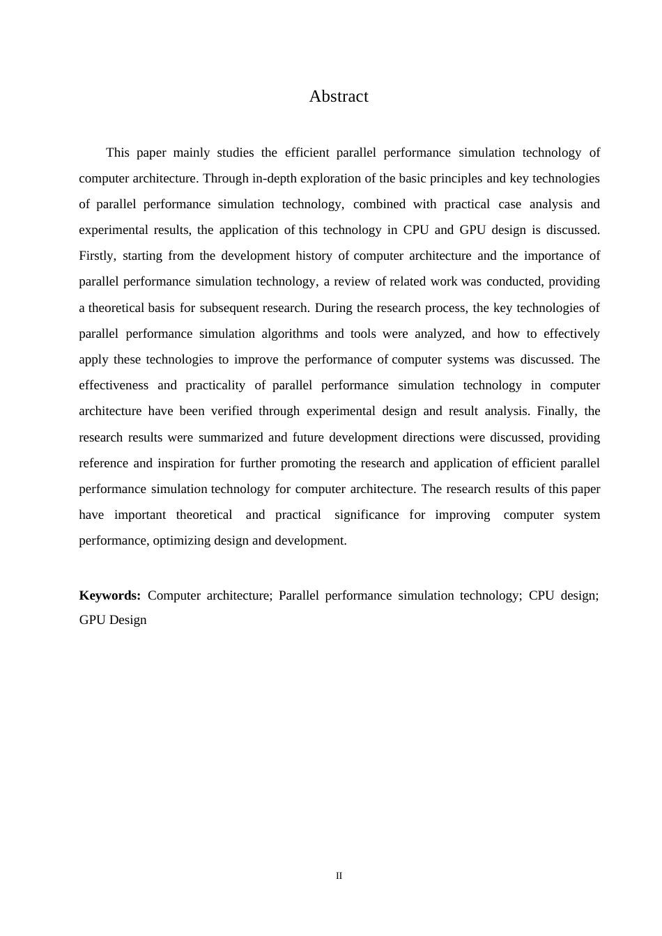 25年WP对计算机体系结构高效并行性能模拟技术的研究0-约10519字符.docx_第2页