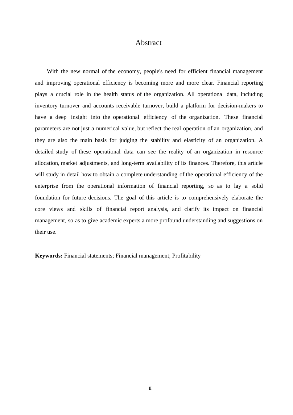 25年WP财务报表分析在财务管理中的作用探究0-约10613字符.docx_第2页