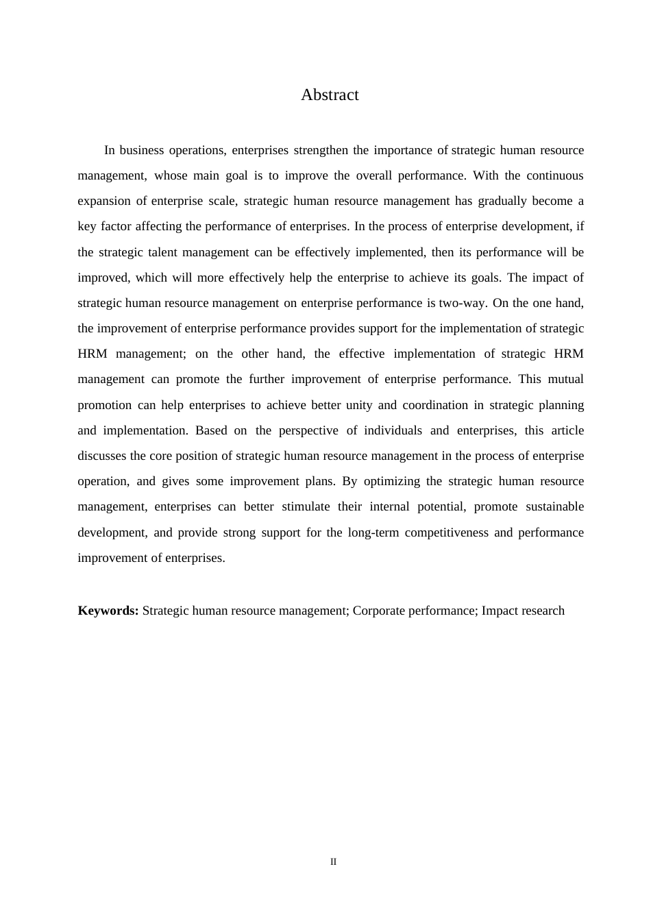 25年WP战略人力资源管理对企业绩效的影响研究0-约10483字符.docx_第2页