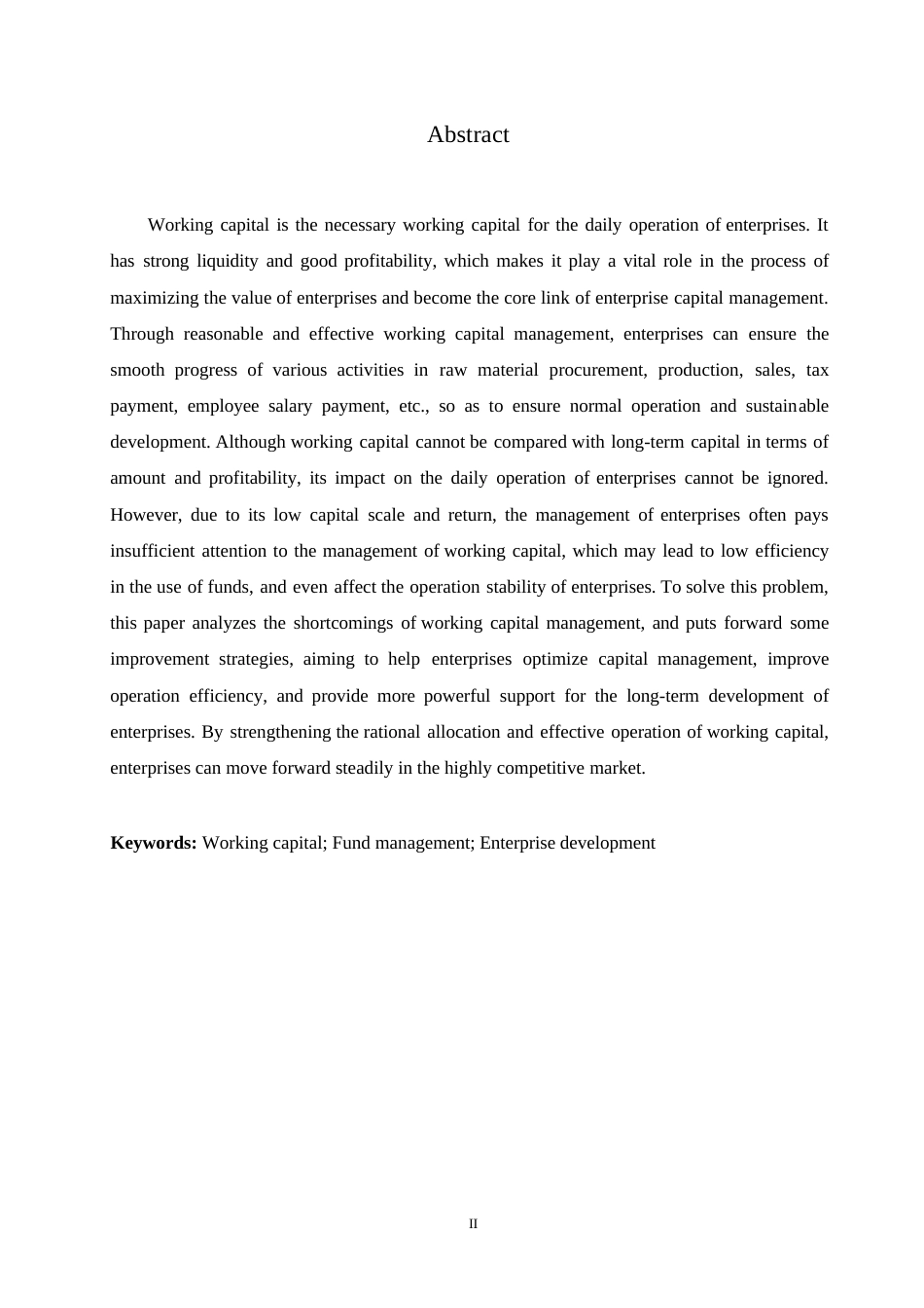 25年WP企业营运资金管理存在的问题及对策0-约10583字符.docx_第2页