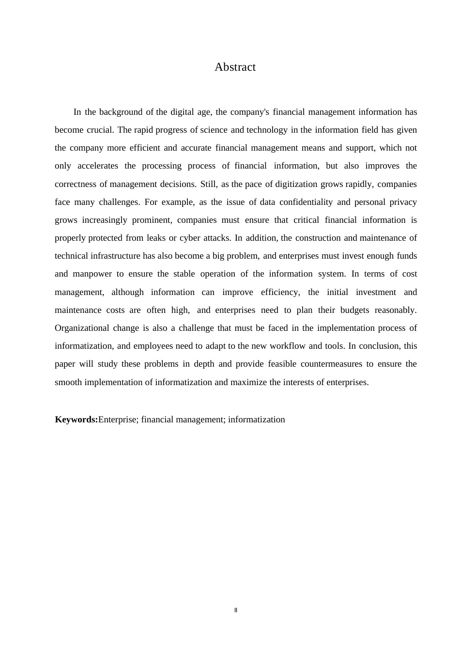 25年WP企业财务管理信息化存在的问题及对策探究0-约9817字符.docx_第2页