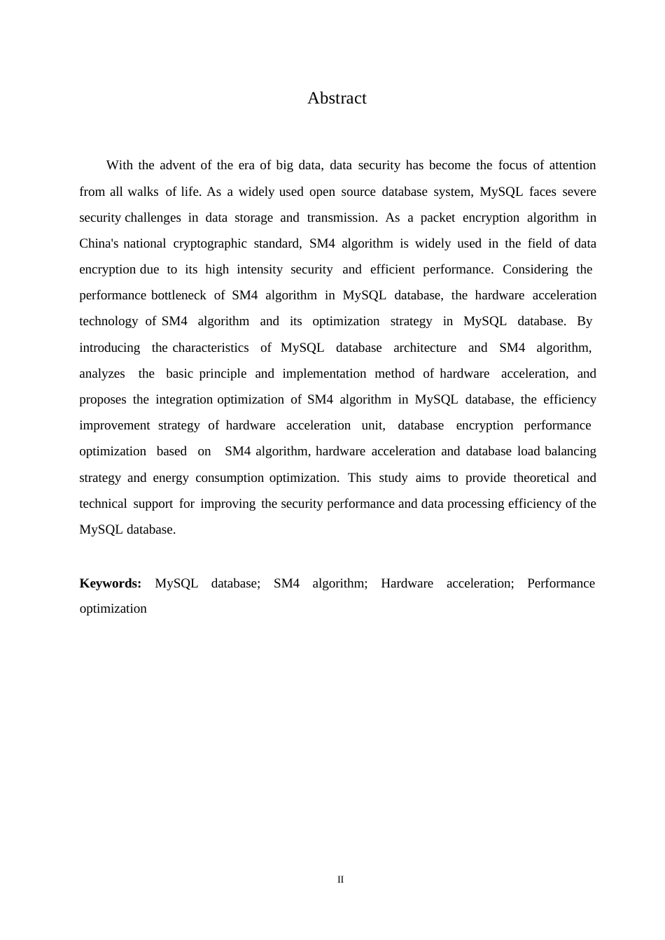 25年WP计算机科学与技术-哈尔滨剑桥学院-MySQL-数据库SM4硬件加速及优化研究0-约10630字符.docx_第2页