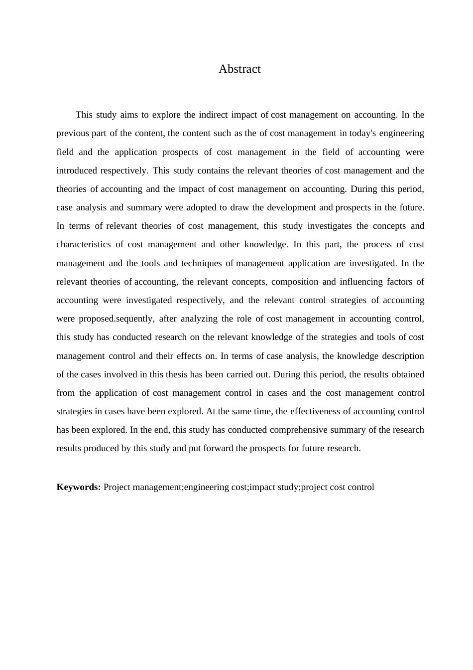 25年WP会计学-成本管理对会计学的影响研究-(1)0-约12130字符.docx_第2页