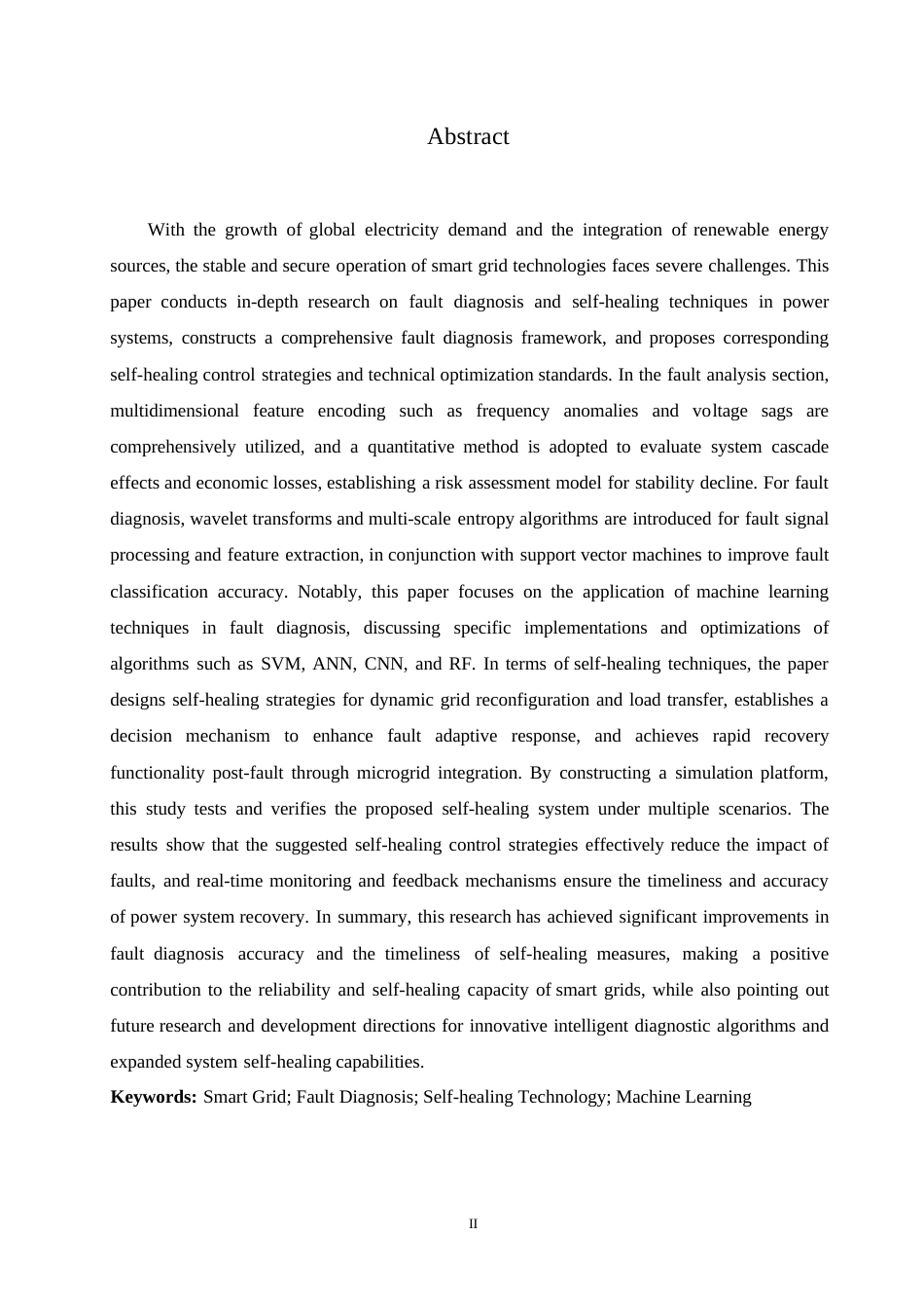 25年WP关键词：智能电网；故障诊断；自愈技术；机器学习-约10759字符.docx_第2页