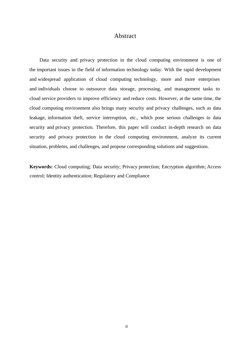 25年WP计算机科学与技术-云计算环境下的数据安全与隐私保护0-约10176字符.docx_第2页