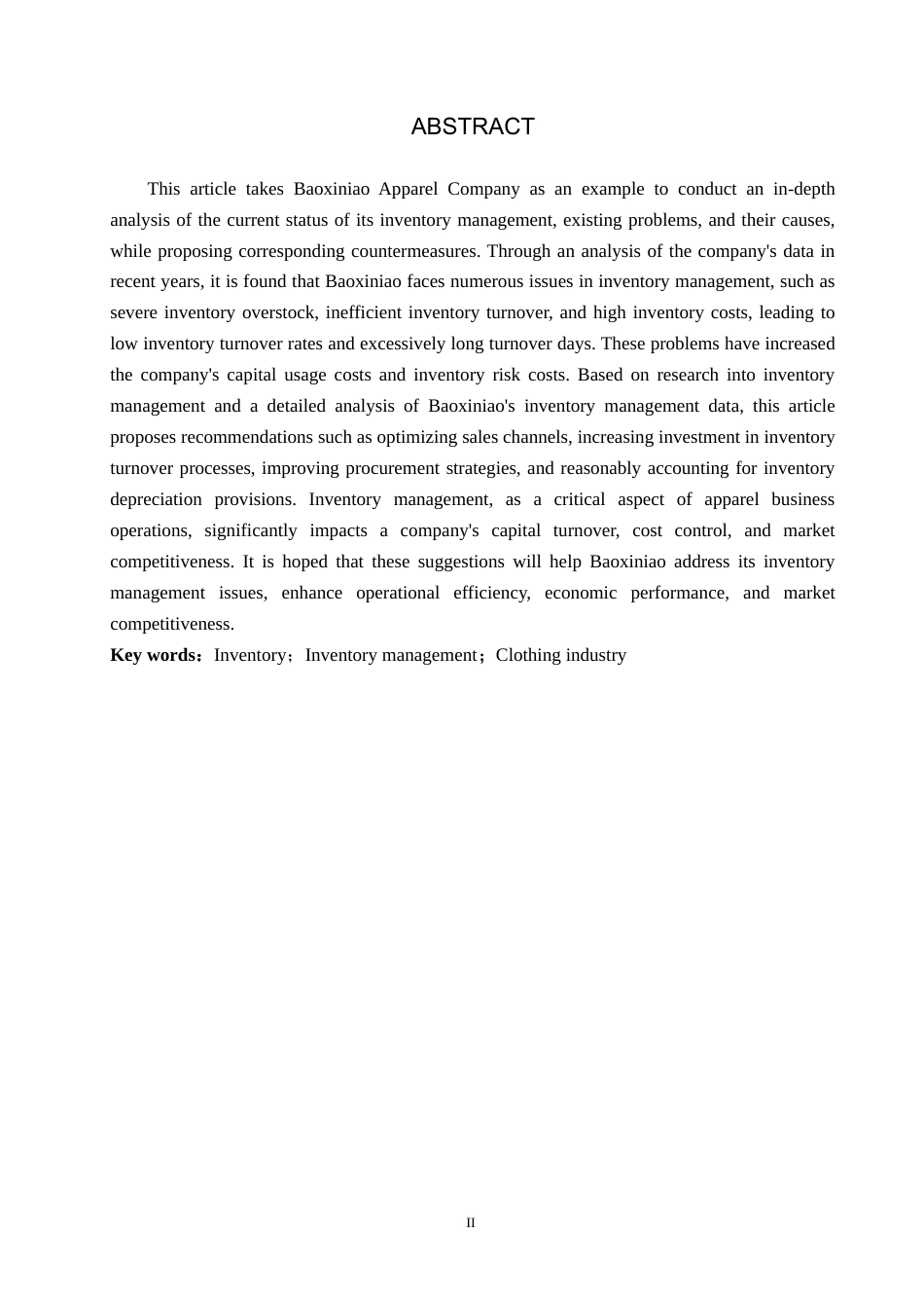 25年原文 报喜鸟存货管理问题及对策研究--重16.38%_AIGC24.0%-13005字.docx_第2页