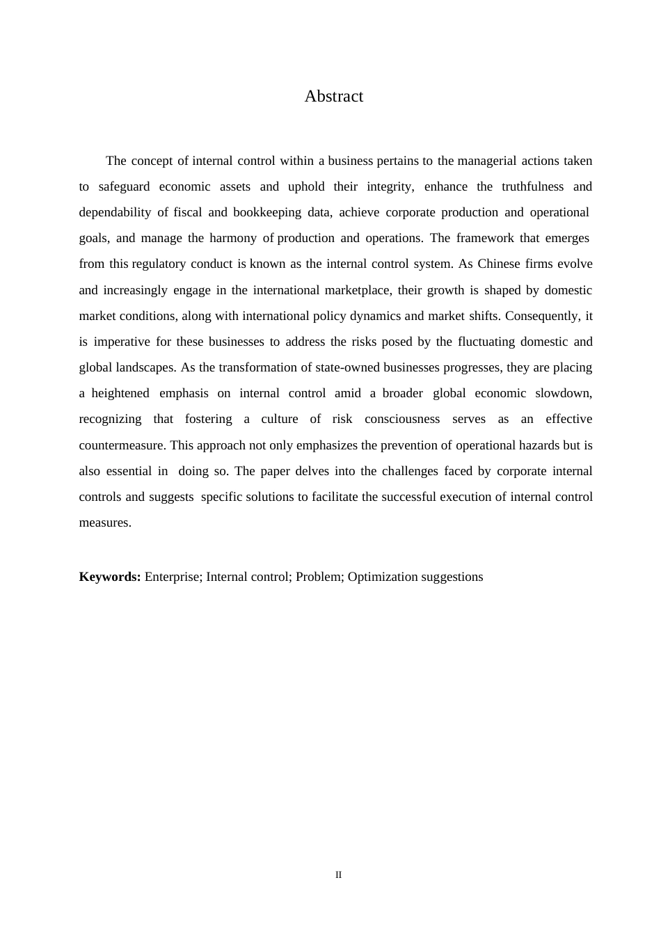25年WP 企业内部控制存在问题及优化建议0-(1)-约10940字符.docx_第2页
