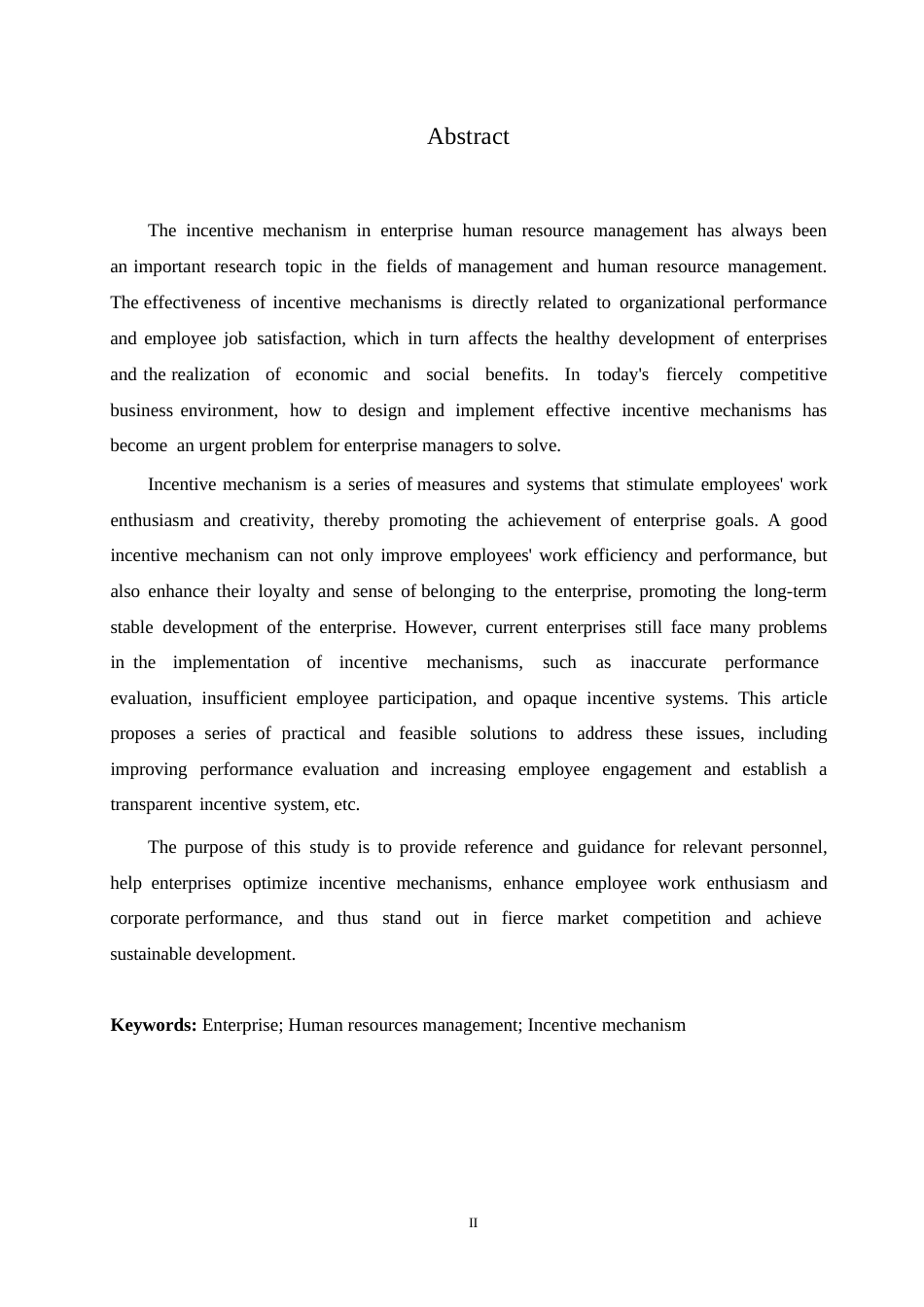 25年WP企业人力资源管理中激励机制问题及解决对策0-约11208字符.docx_第2页