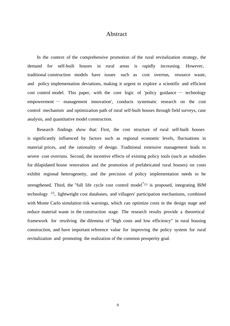 25年WP乡村振兴背景下农村自建房造价控制模式研究0-约10012字符.docx_第2页