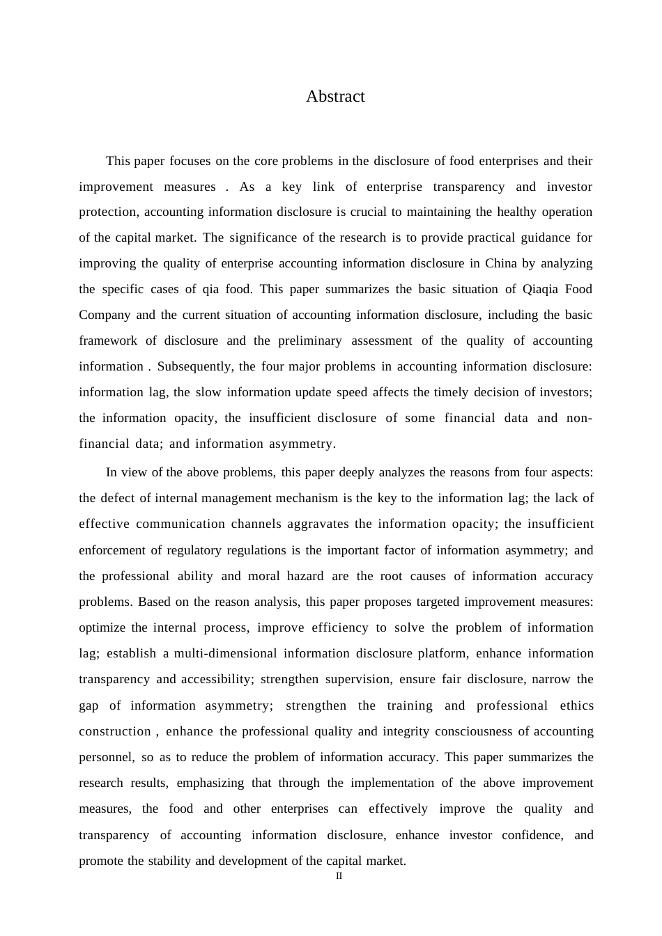 25年WP洽洽食品企业会计信息披露的问题及改进措施0-约10625字符.docx_第2页