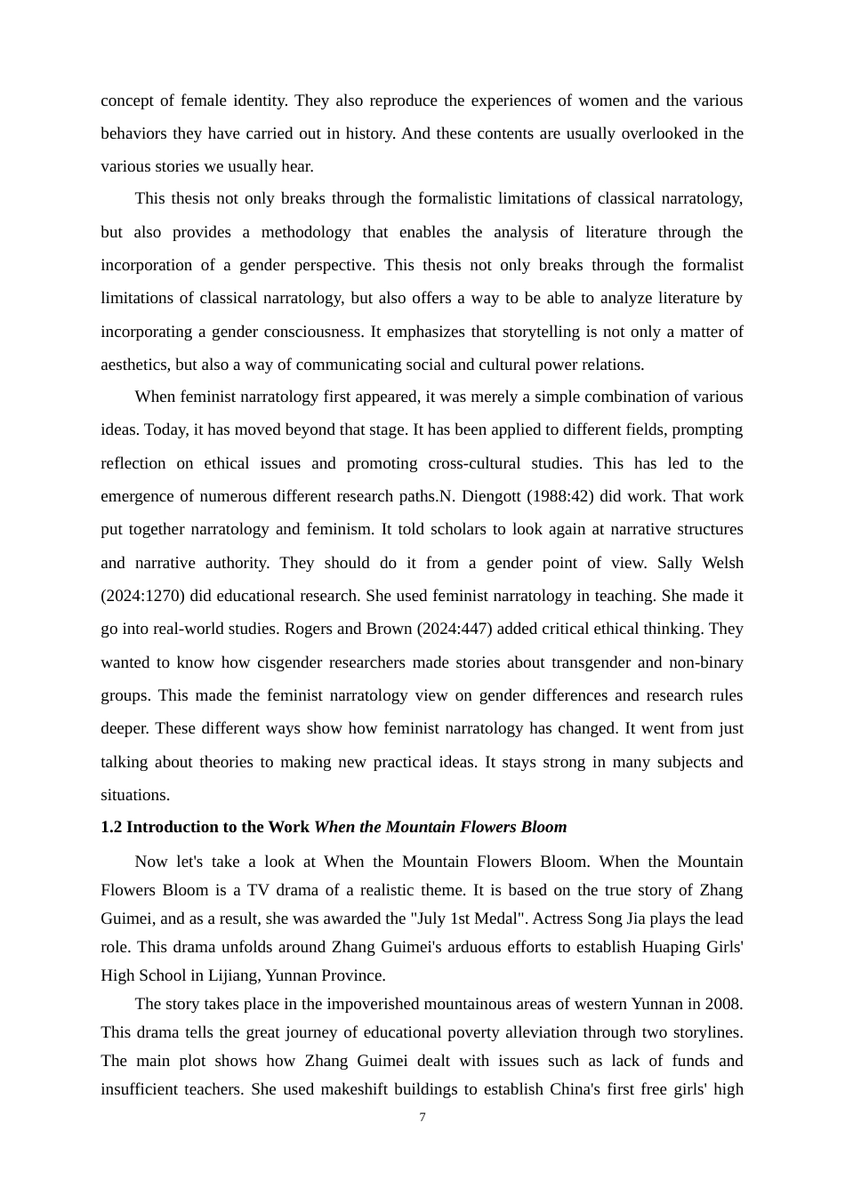 25年WP英语-女性主义叙事学视角下的《山花烂漫时》研究0-7155.docx_第7页