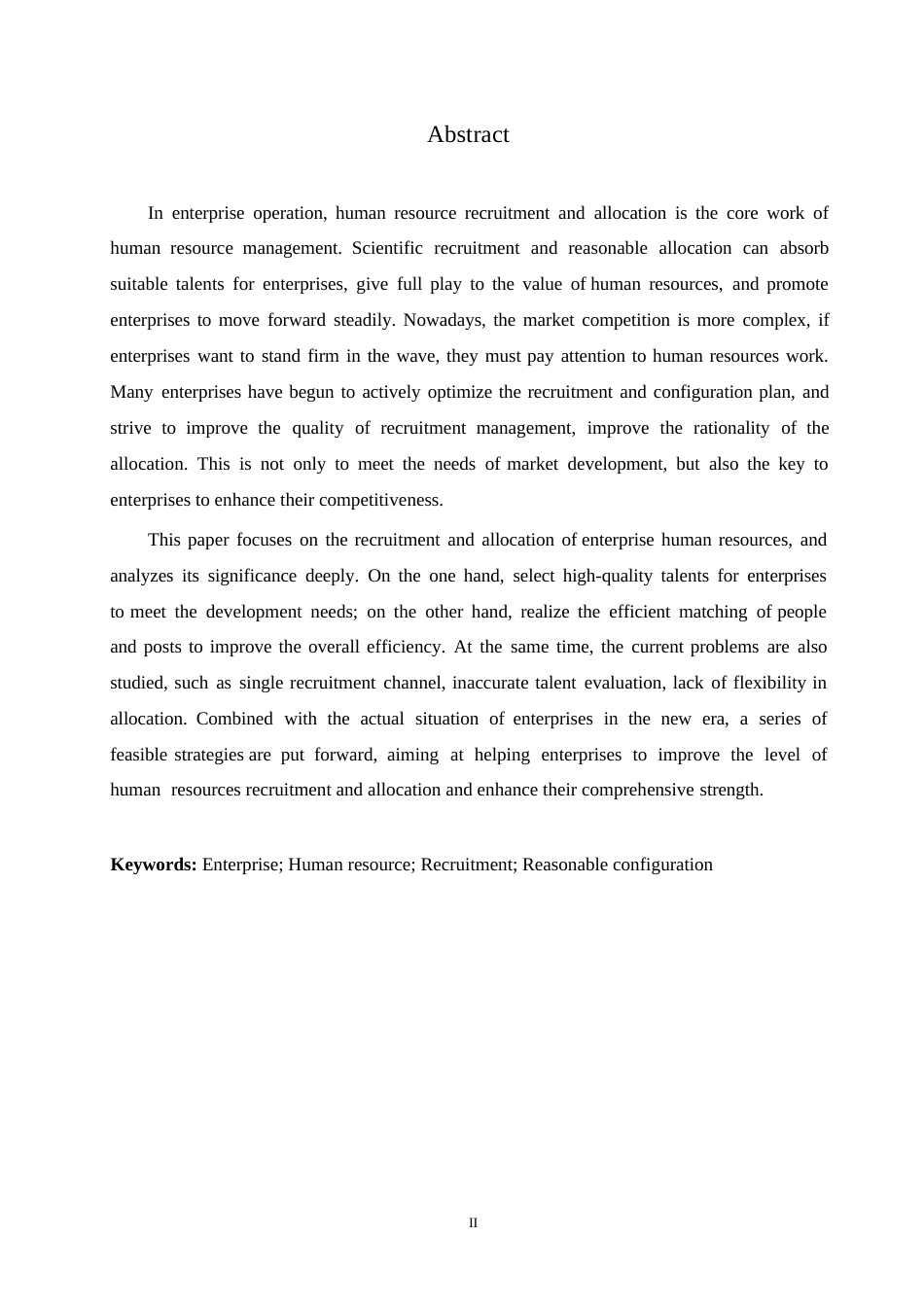 25年WP企业人力资源招聘及合理配置研究0-约10600字符.docx_第2页