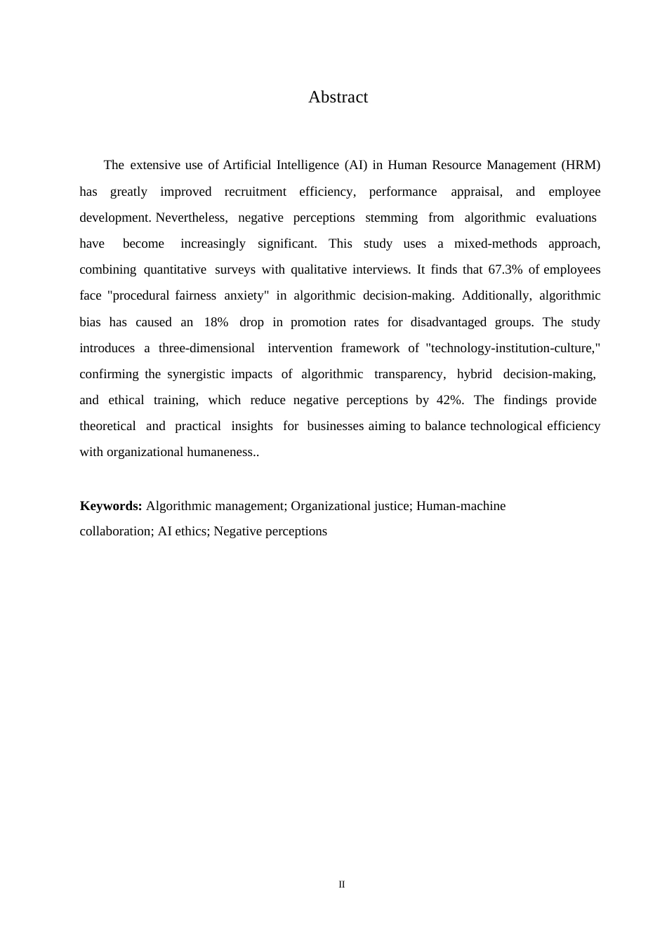 25年WP人工智能在人力资源管理中的双刃剑效应：算法评估的负面感知及其组织干预路径0-6139.docx_第2页