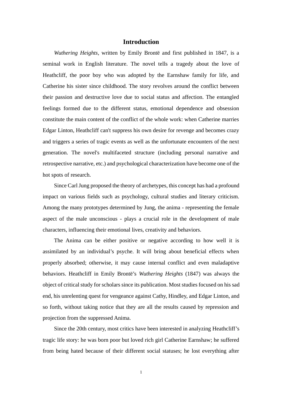 25年WP英语-荣格心理学视角下对《呼啸山庄》的阿尼玛原型分析0-6549.docx_第6页