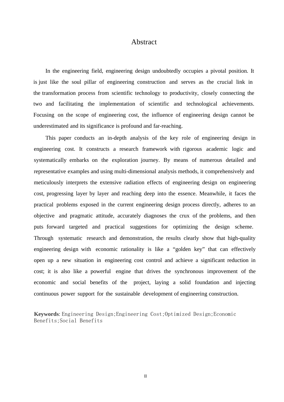 25年WP关键词：工程设计；工程造价；优化设计；经济效益；社会效益-约6541字符.docx_第2页
