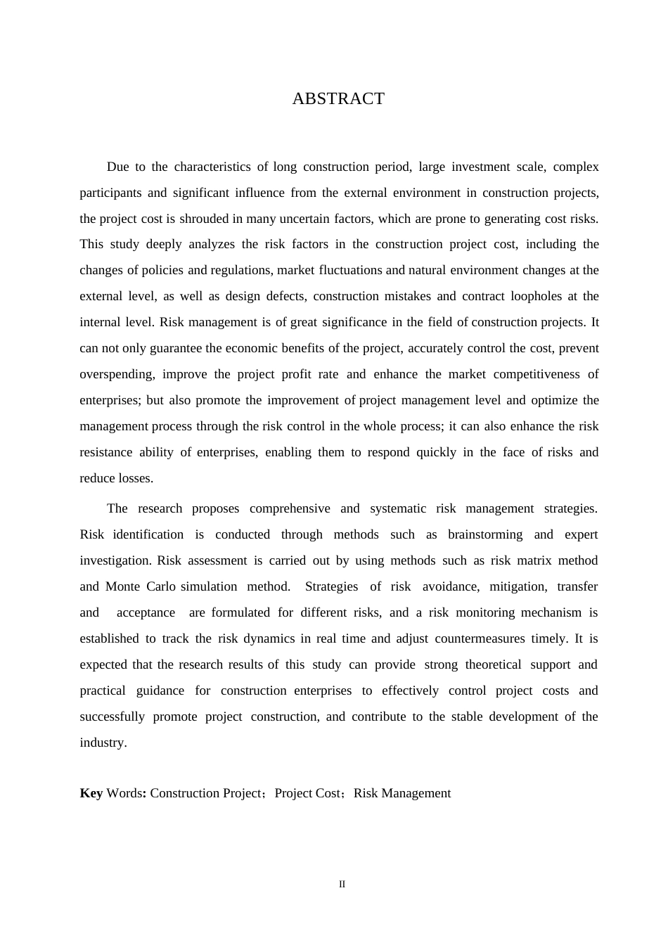 25年WP关键词：建筑工程；造价；风险管理-约6362字符.docx_第2页