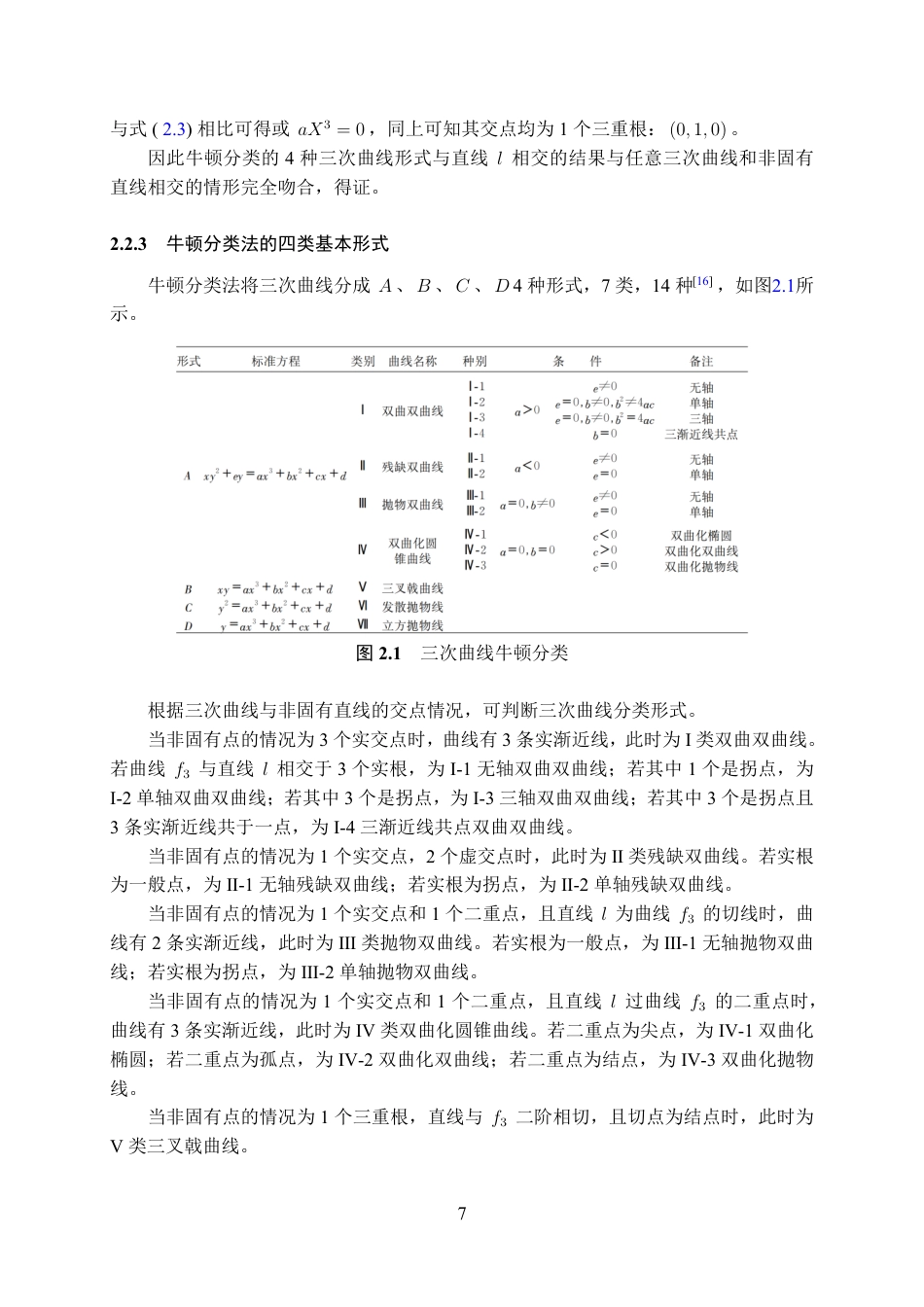 25年WH数学与应用数学(师范) 三次曲线的牛顿分类法与几何性质研究15.38-AI16.28最终稿-约16628字符.pdf_第9页