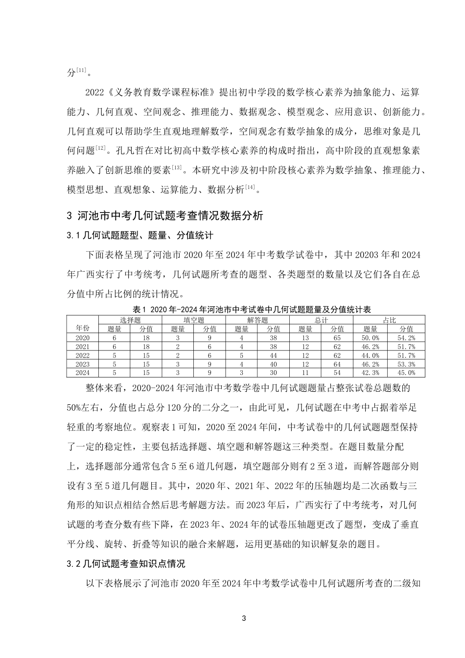 25年WH数学与应用数学 数学核心素养下的中考几何试题分析研究—以河池市近五年中考题为例14.03-AI3.79终稿-约8589字符.docx_第6页