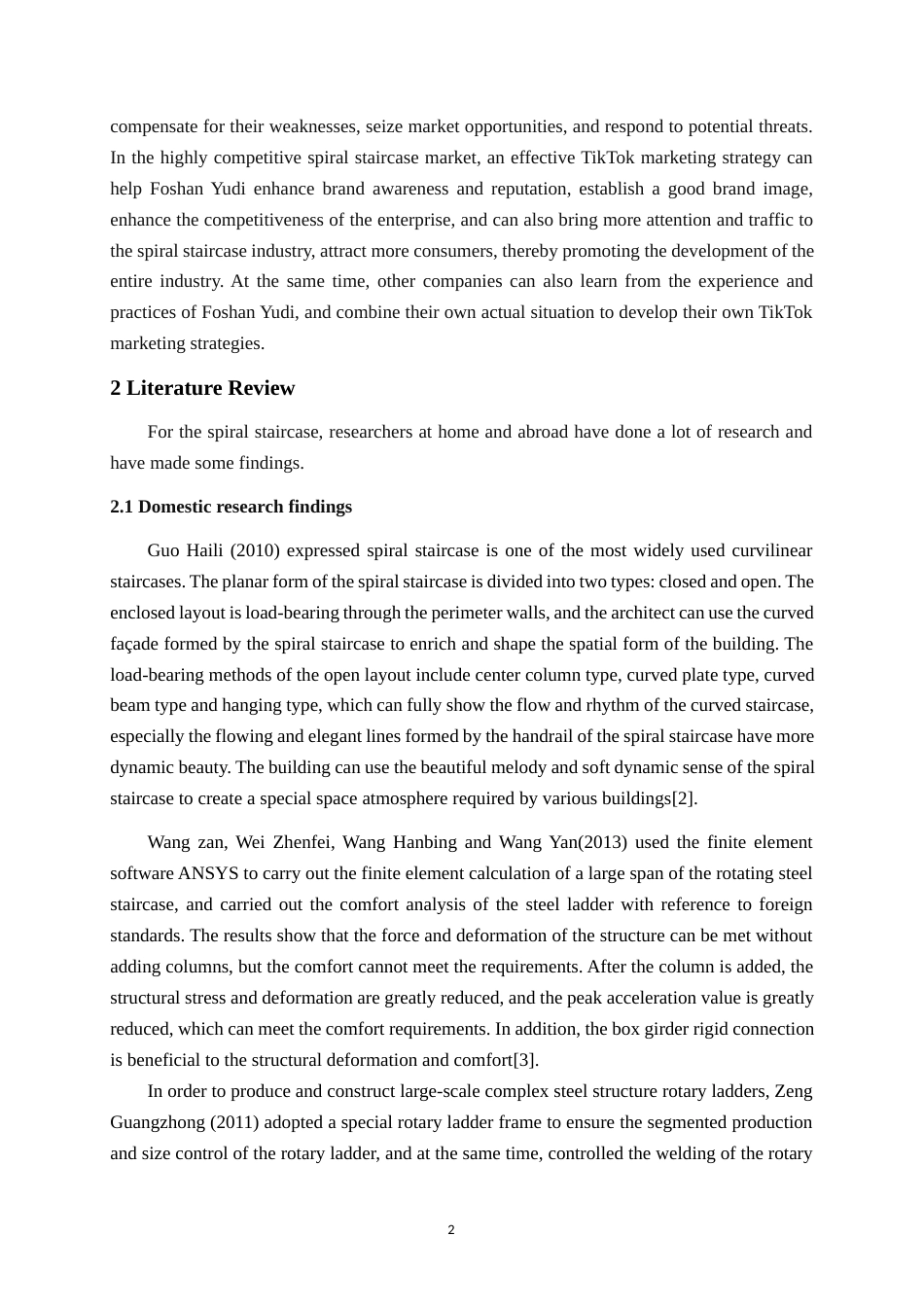 25年WH商务英语 TikTok上Foshan宇地螺旋楼梯营销策略的SWOT分析佛山宇地螺旋楼梯在TikTok营销策略的SWOT分析0.73-AI7.07_1终稿-约34135字符.docx_第5页